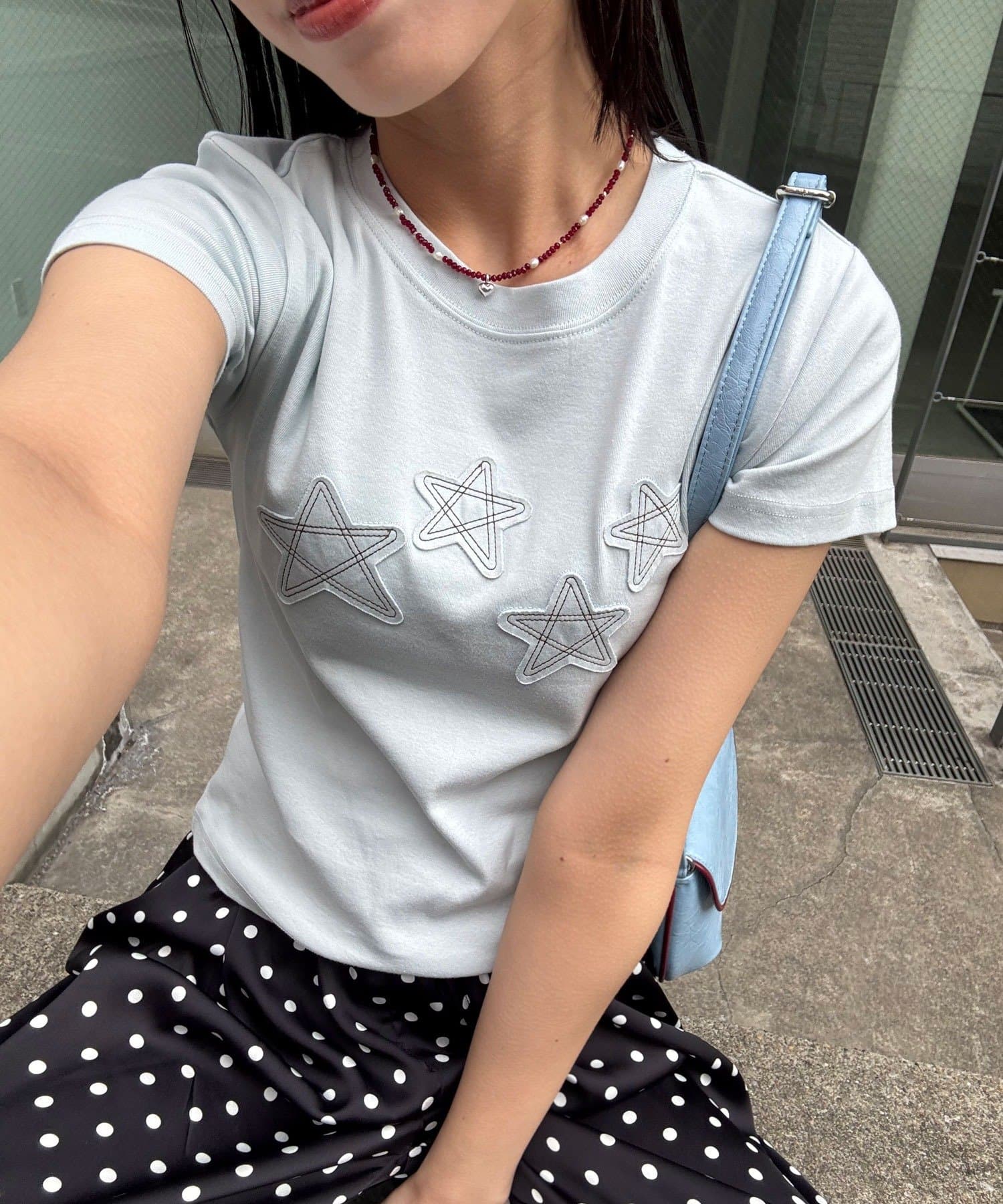 CIAOPANIC(チャオパニック) 【2サイズ展開】スターワッペンTee