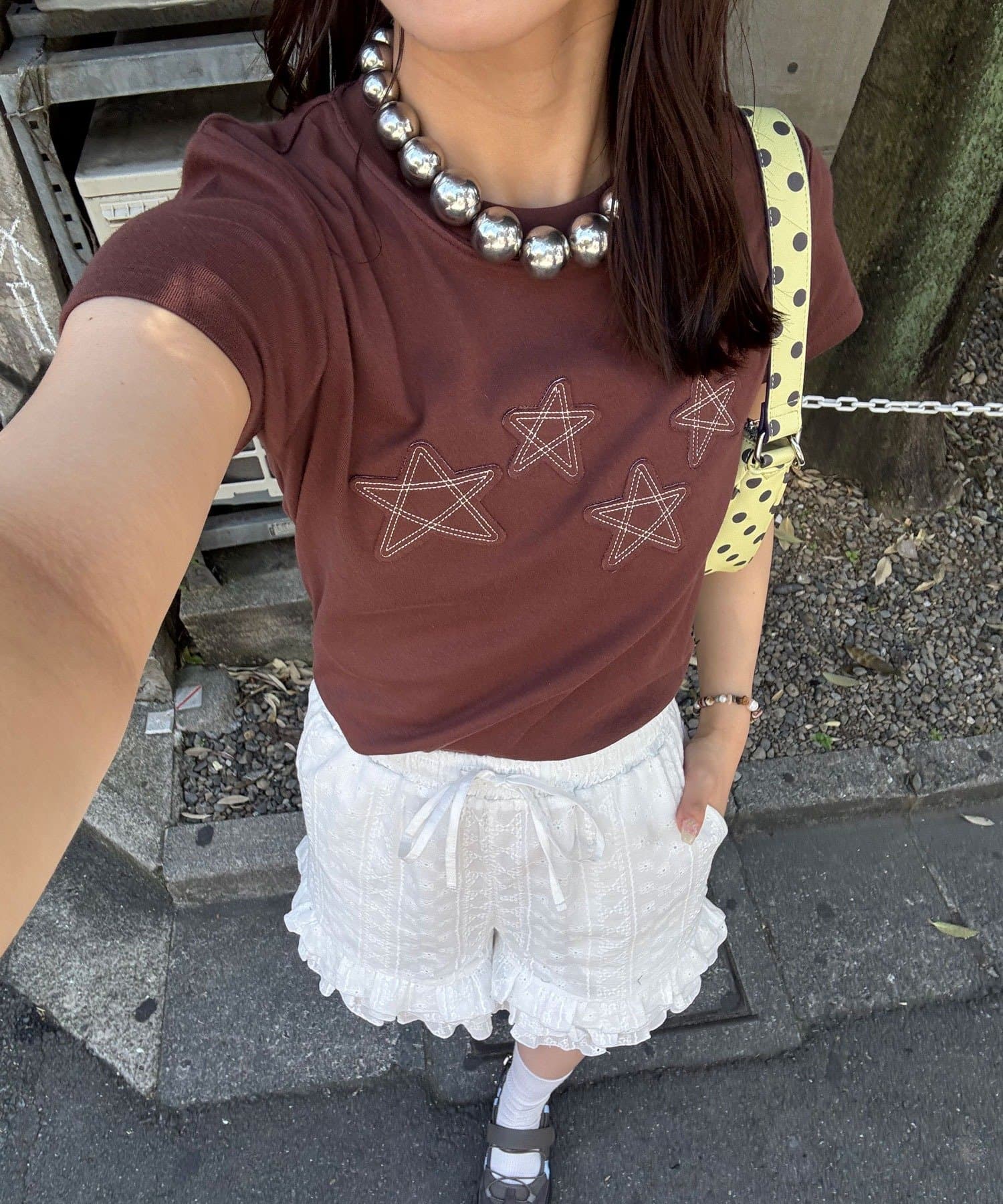 CIAOPANIC(チャオパニック) 【2サイズ展開】スターワッペンTee