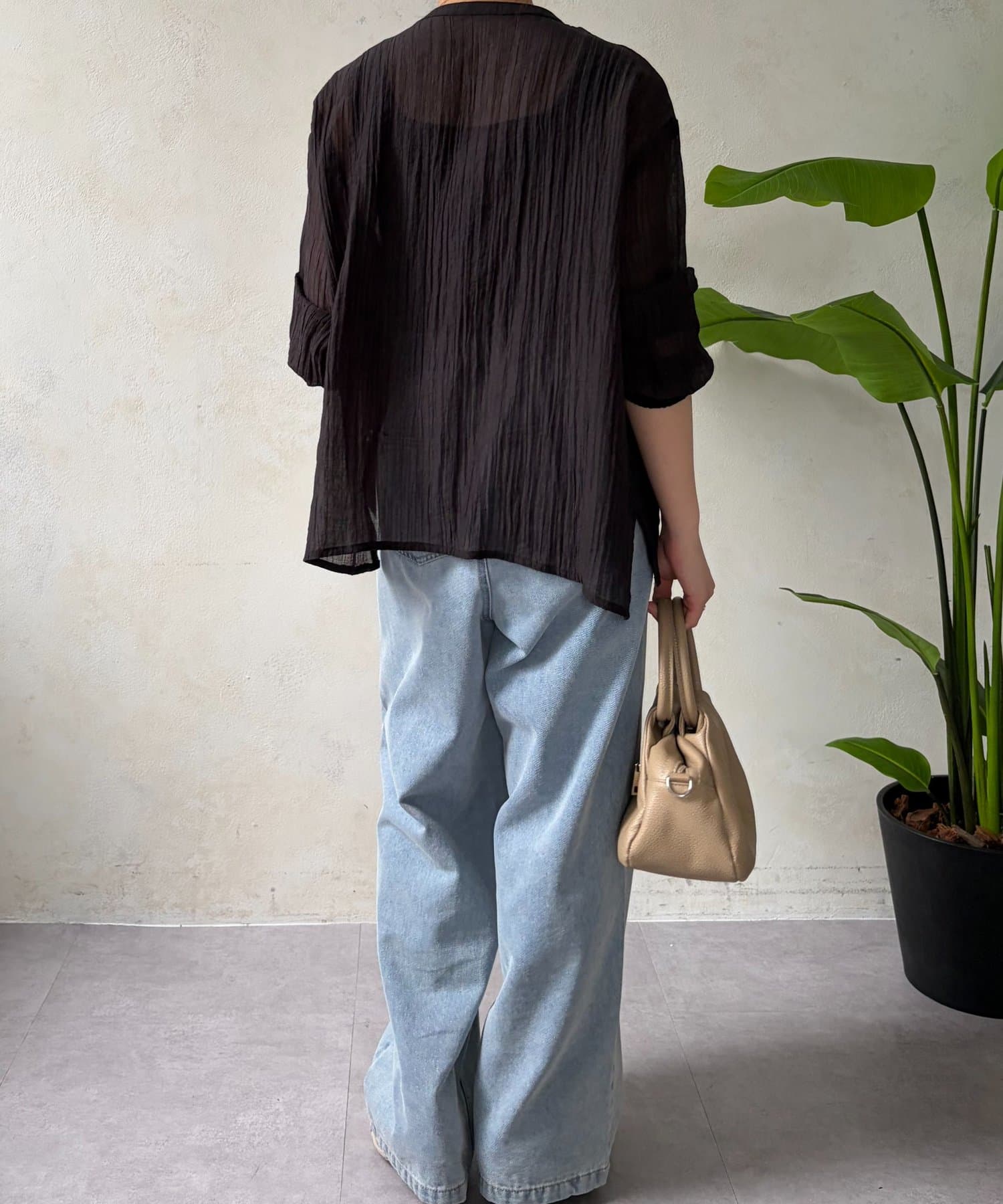 Jena　espace merveilleux(ジェナ　エスパスメルヴェイユ) スキッパーヨウリュウブラウス