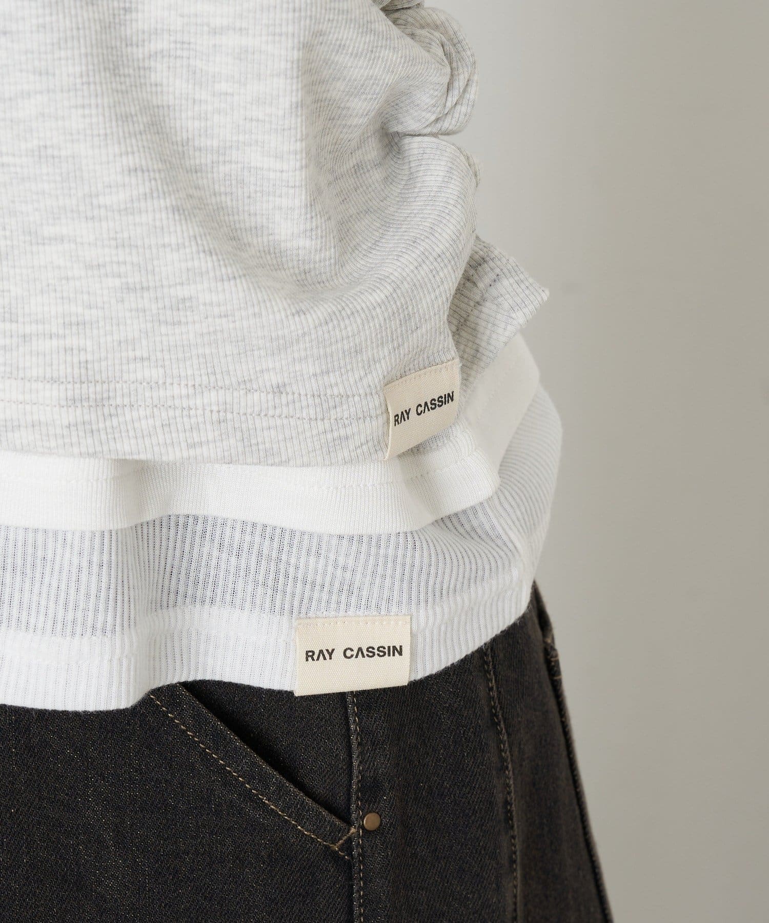RAY CASSIN(レイカズン) デザインレイヤードロンT