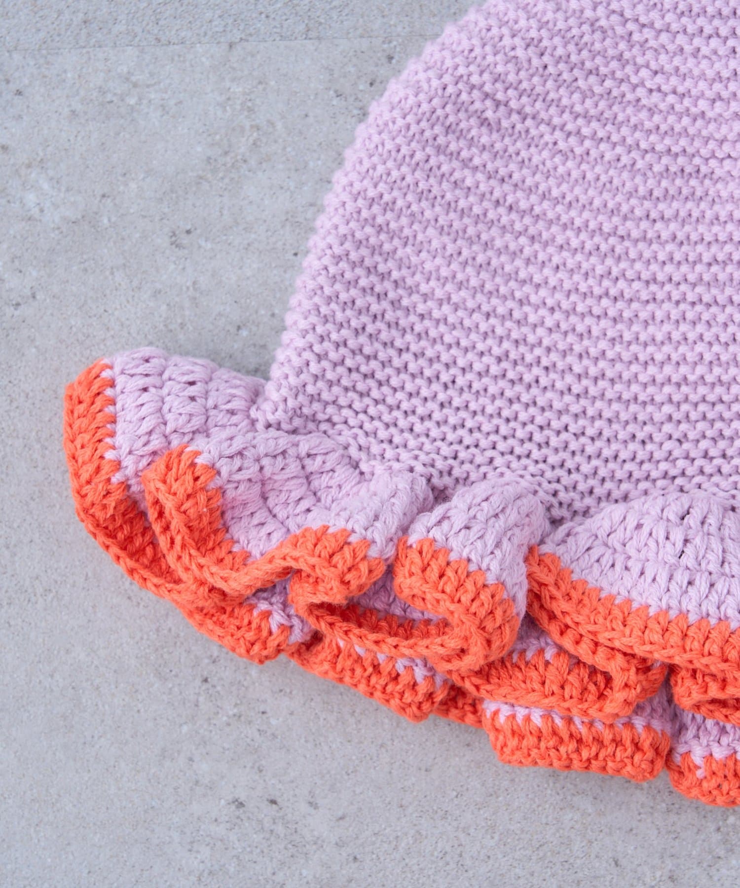 CIAOPANIC TYPY(チャオパニックティピー) 【KIDS】クロシェ編みフリルハット