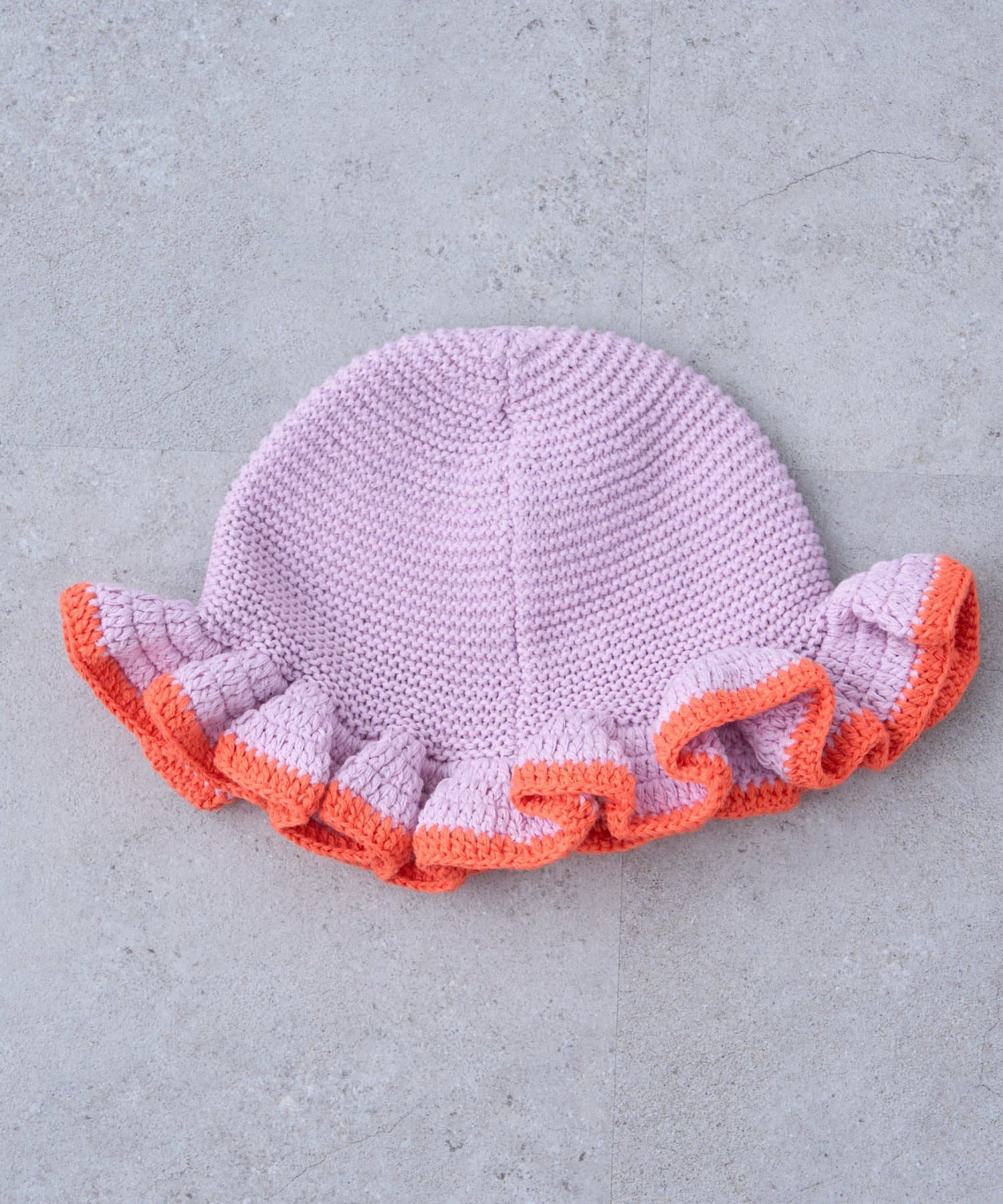 CIAOPANIC TYPY(チャオパニックティピー) 【KIDS】クロシェ編みフリルハット