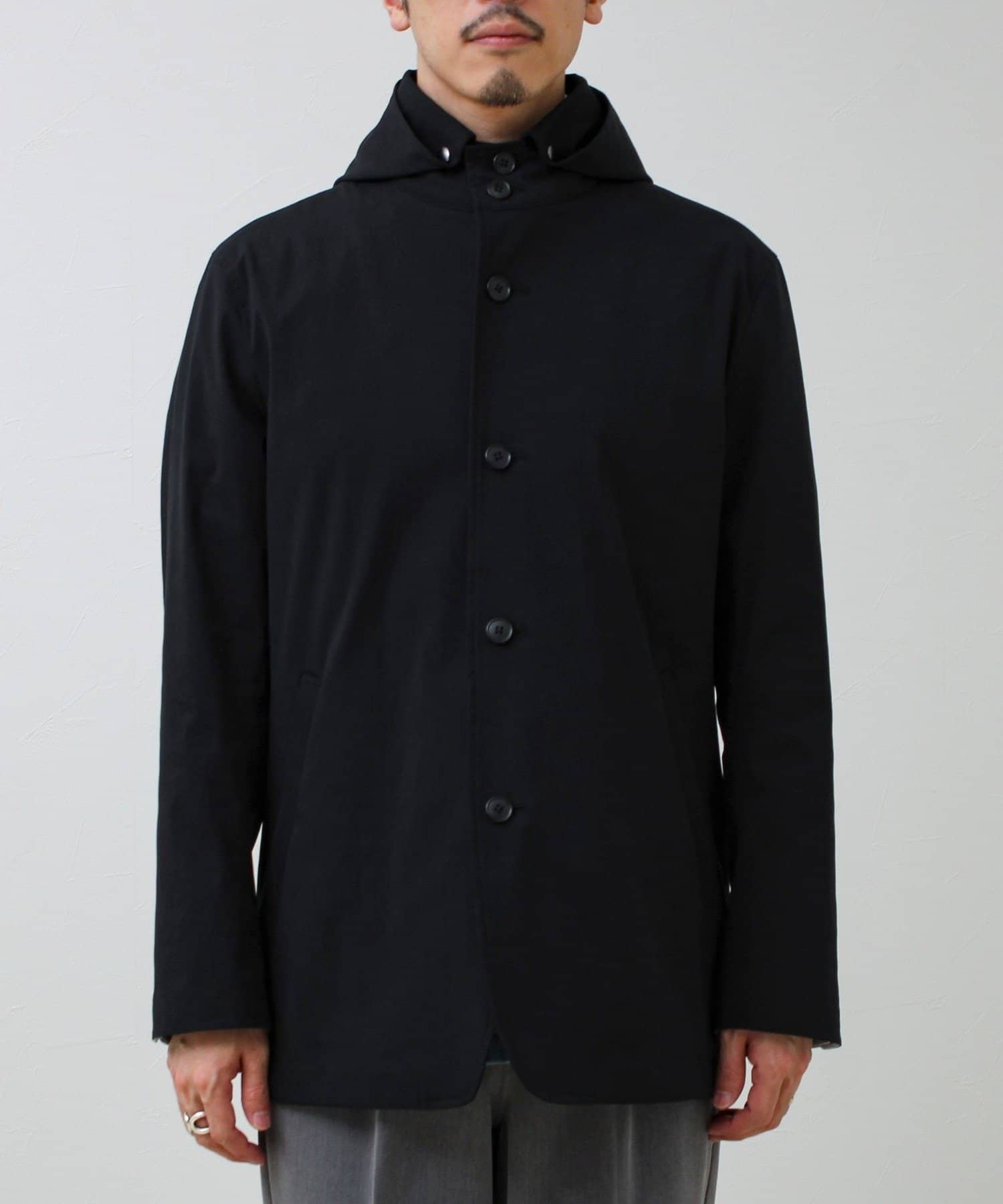 FREDY & GLOSTER(フレディ アンド グロスター) 【GLOSTER名品アウター】スタンドフードブルゾン