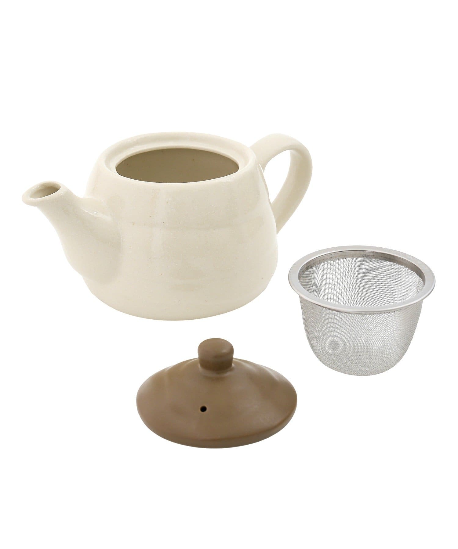 salut!(サリュ) 美濃焼急須：320ml／お茶とお団子