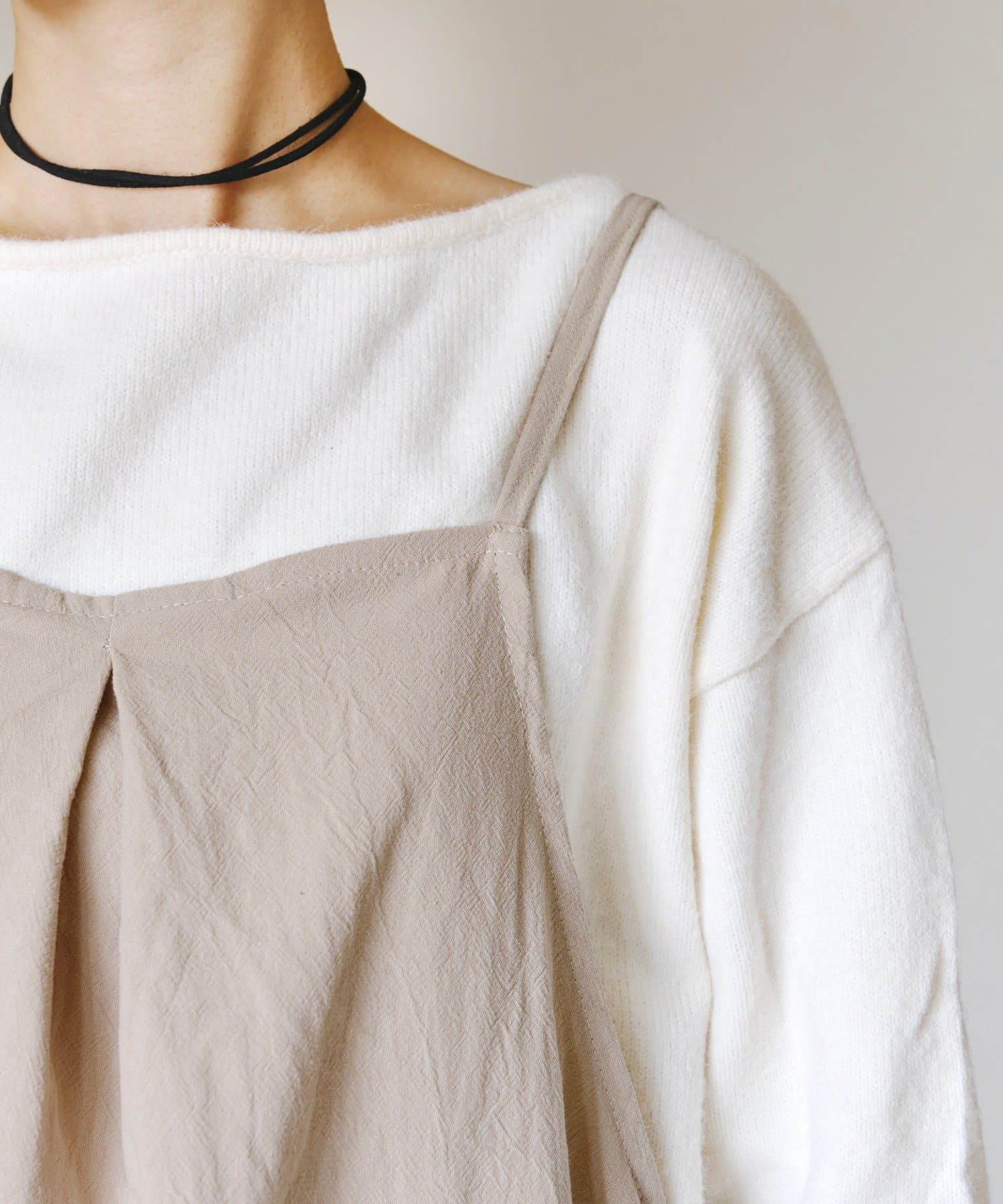 salut!(サリュ) フロントタックワンピースエプロン