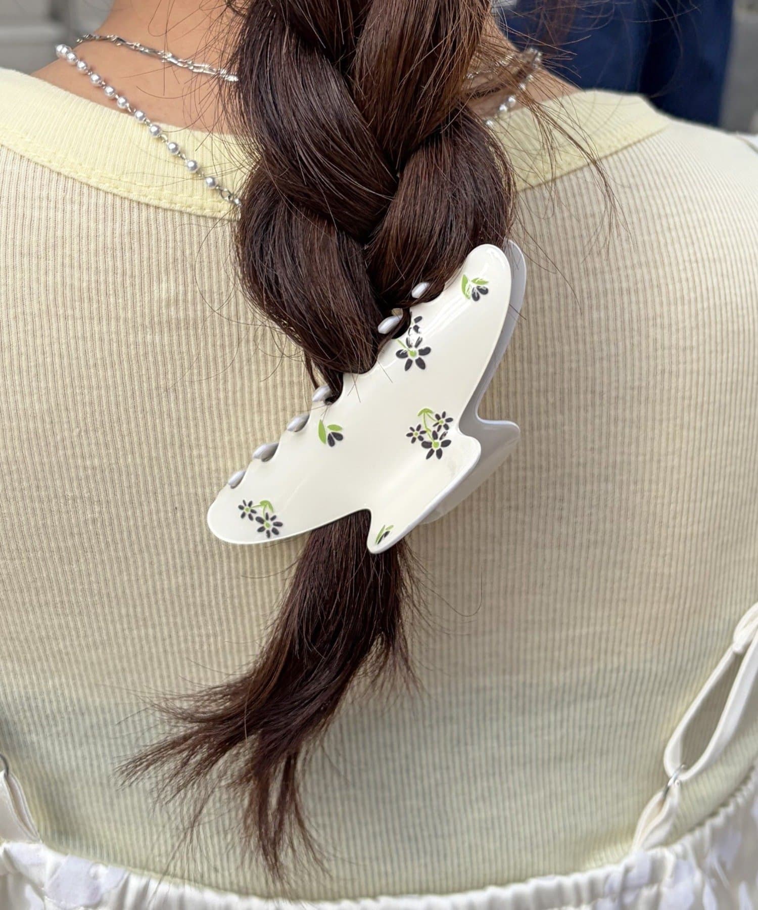 Lattice(ラティス) バイカラーフラワークリップ