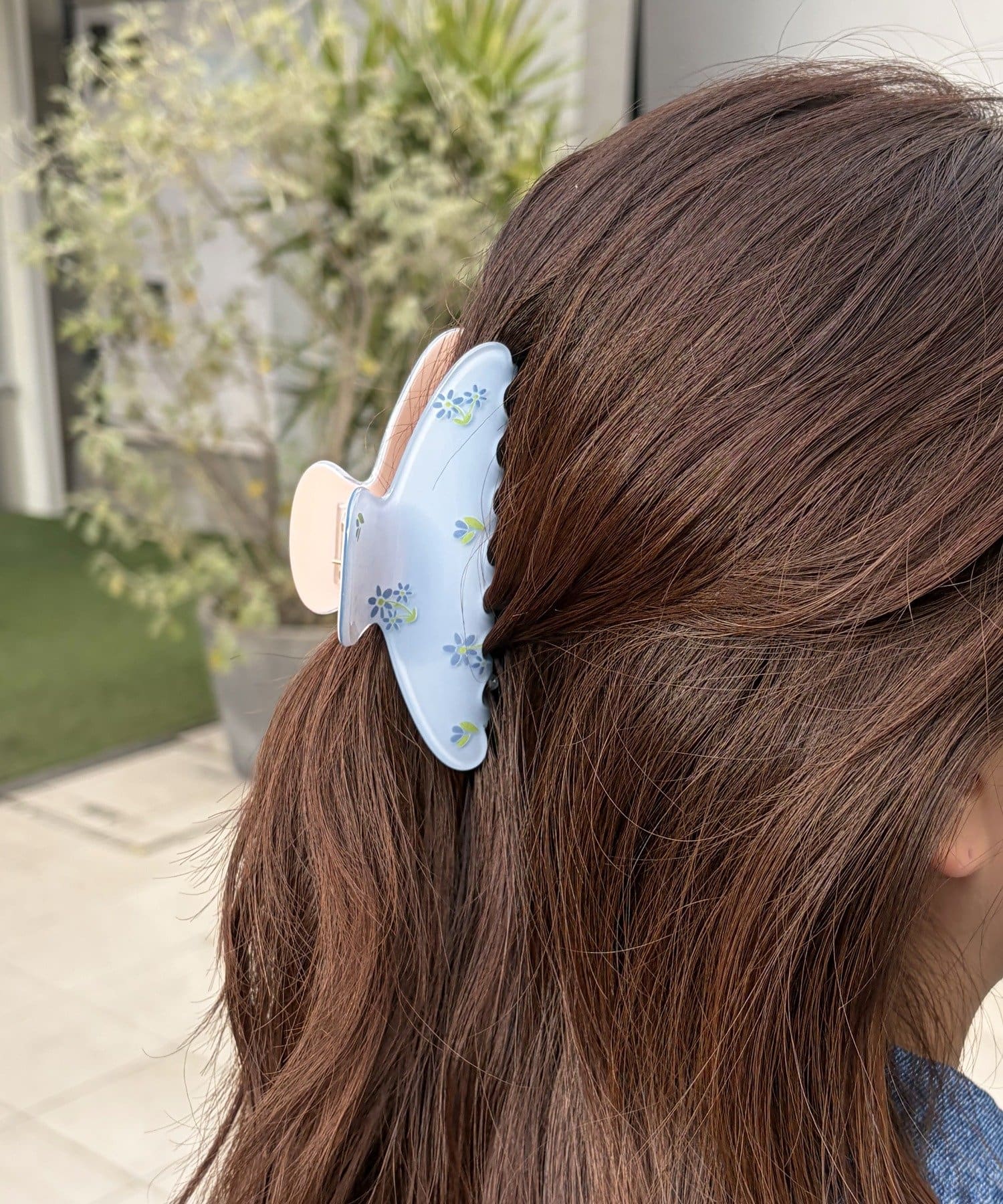 Lattice(ラティス) バイカラーフラワークリップ