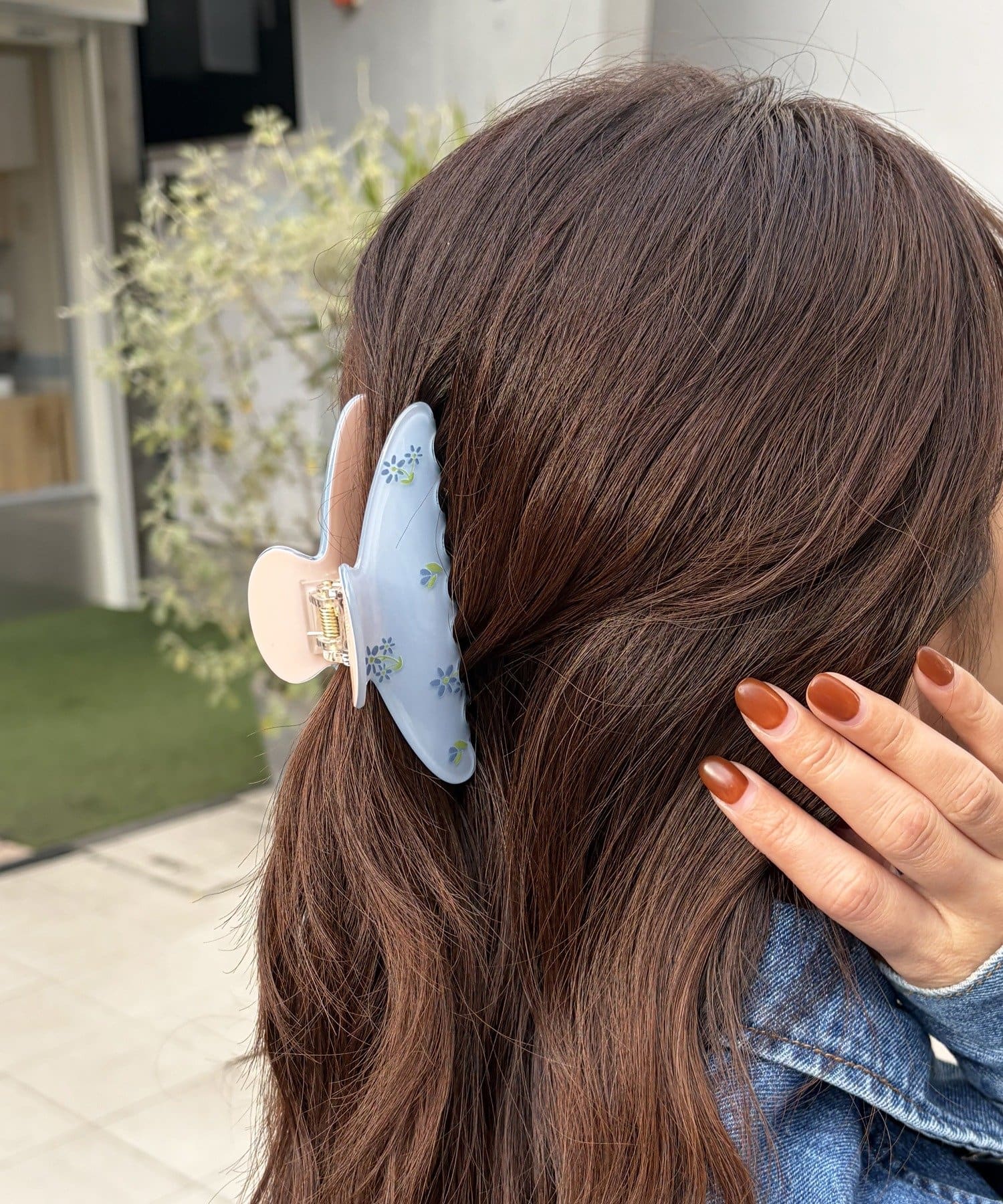 Lattice(ラティス) バイカラーフラワークリップ