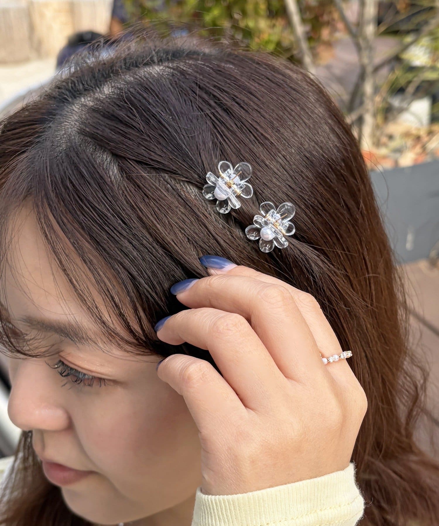 Lattice(ラティス) フラワーミニクリップセット(2P)