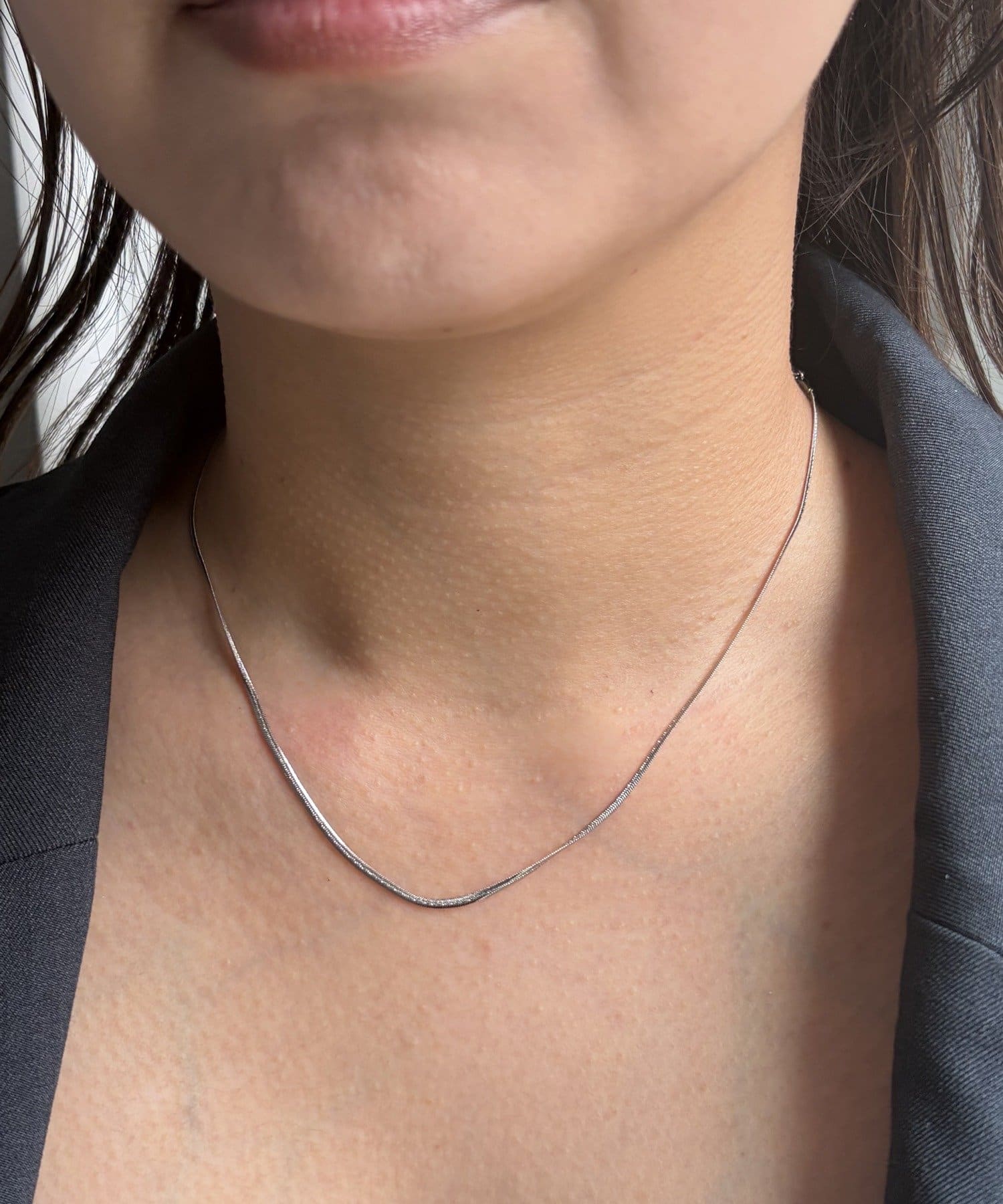 Lattice(ラティス) ＜ステンレス＞シンプルチェーンネックレス