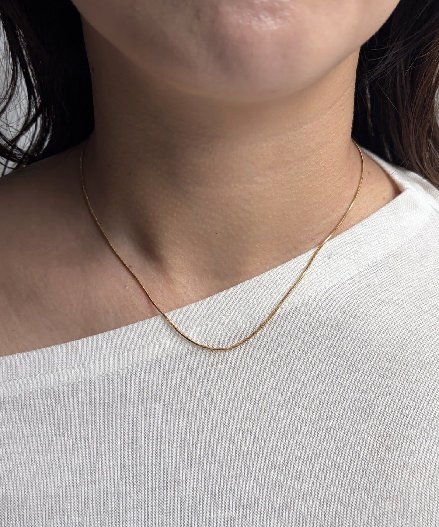 Lattice(ラティス) ＜ステンレス＞シンプルチェーンネックレス