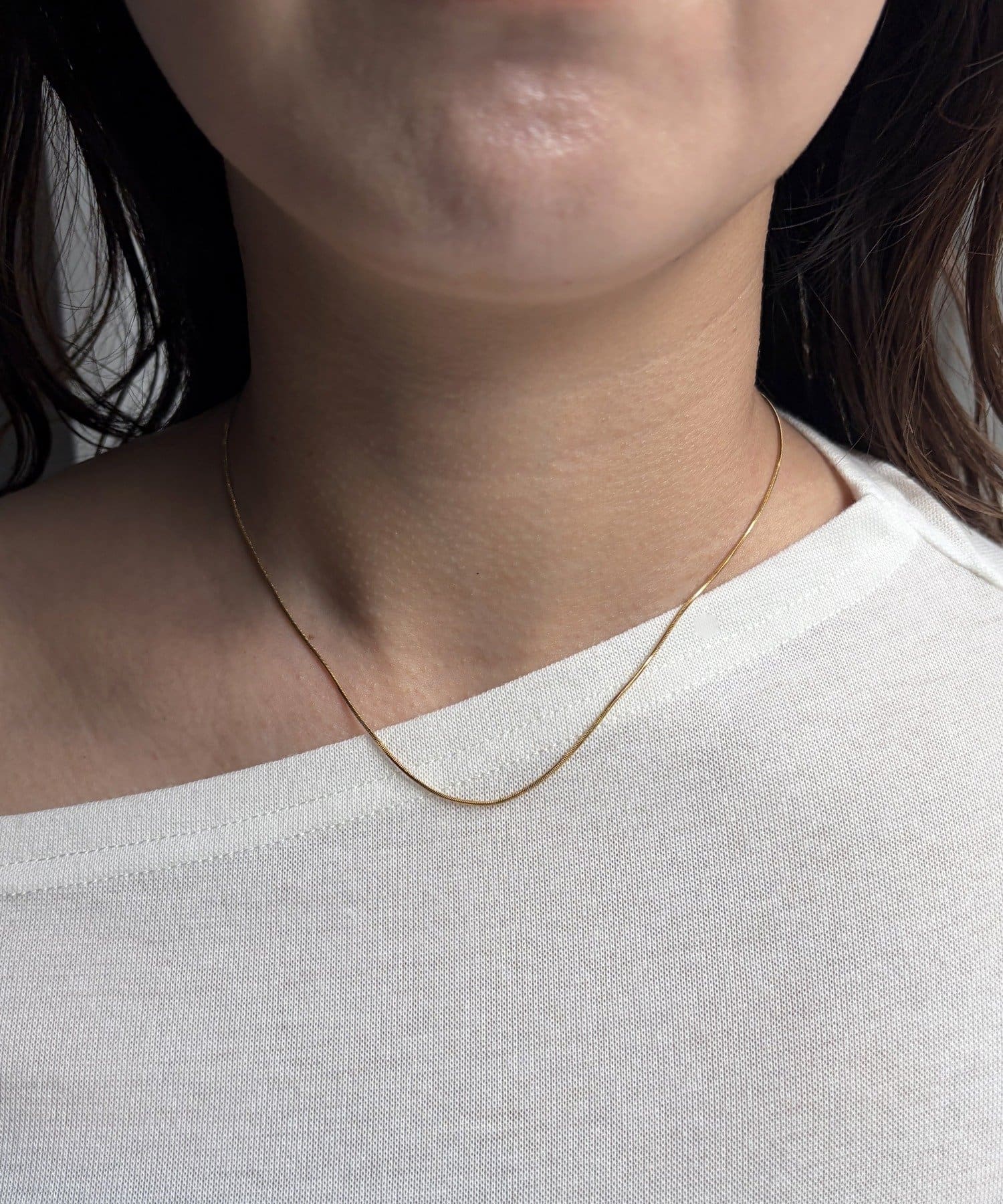 Lattice(ラティス) ＜ステンレス＞シンプルチェーンネックレス