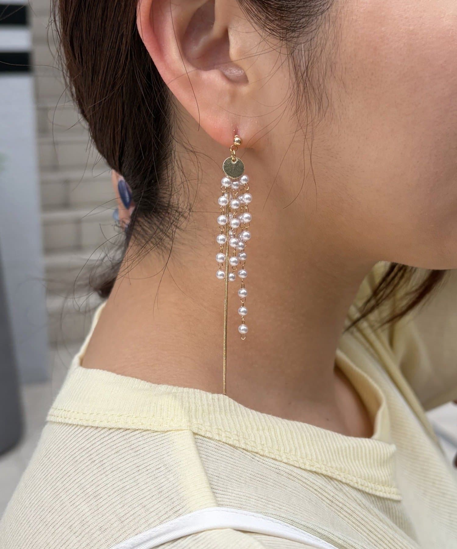 Lattice(ラティス) レディース パールピアス ゴールド