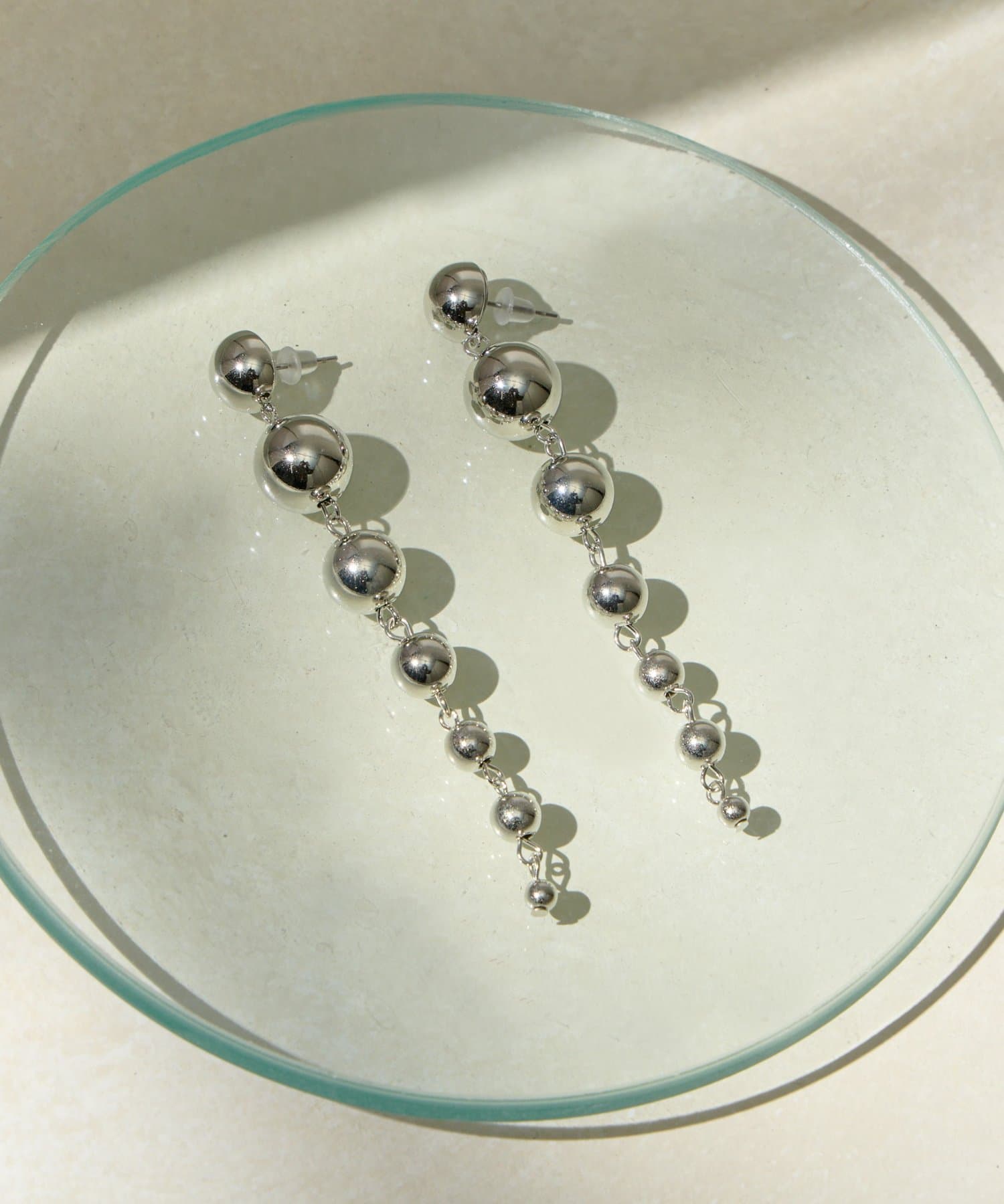 Lattice(ラティス) パール/メタルボールピアス