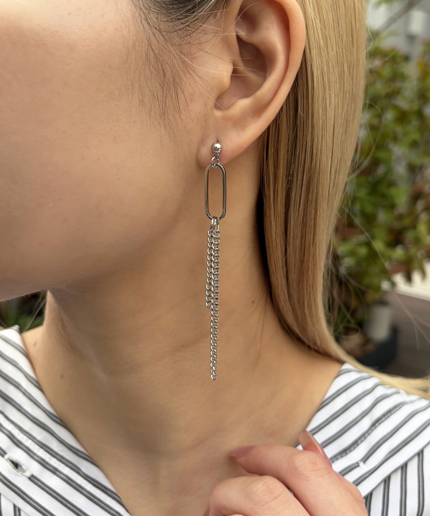 Lattice(ラティス) アシンメトリーピアス