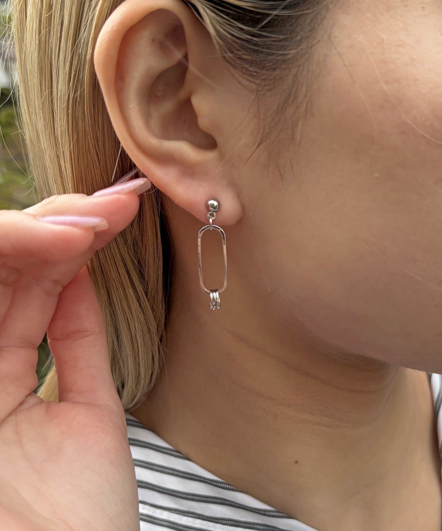 Lattice(ラティス) アシンメトリーピアス