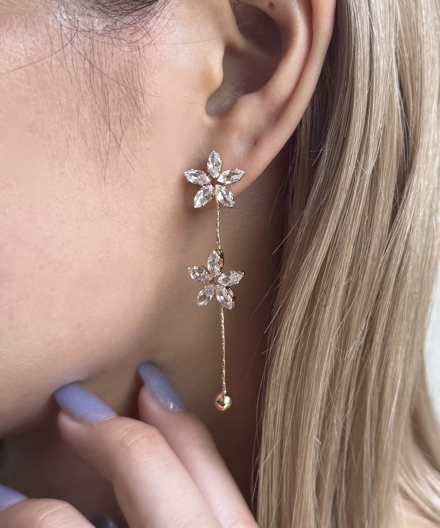 Lattice(ラティス) フラワービジューピアス