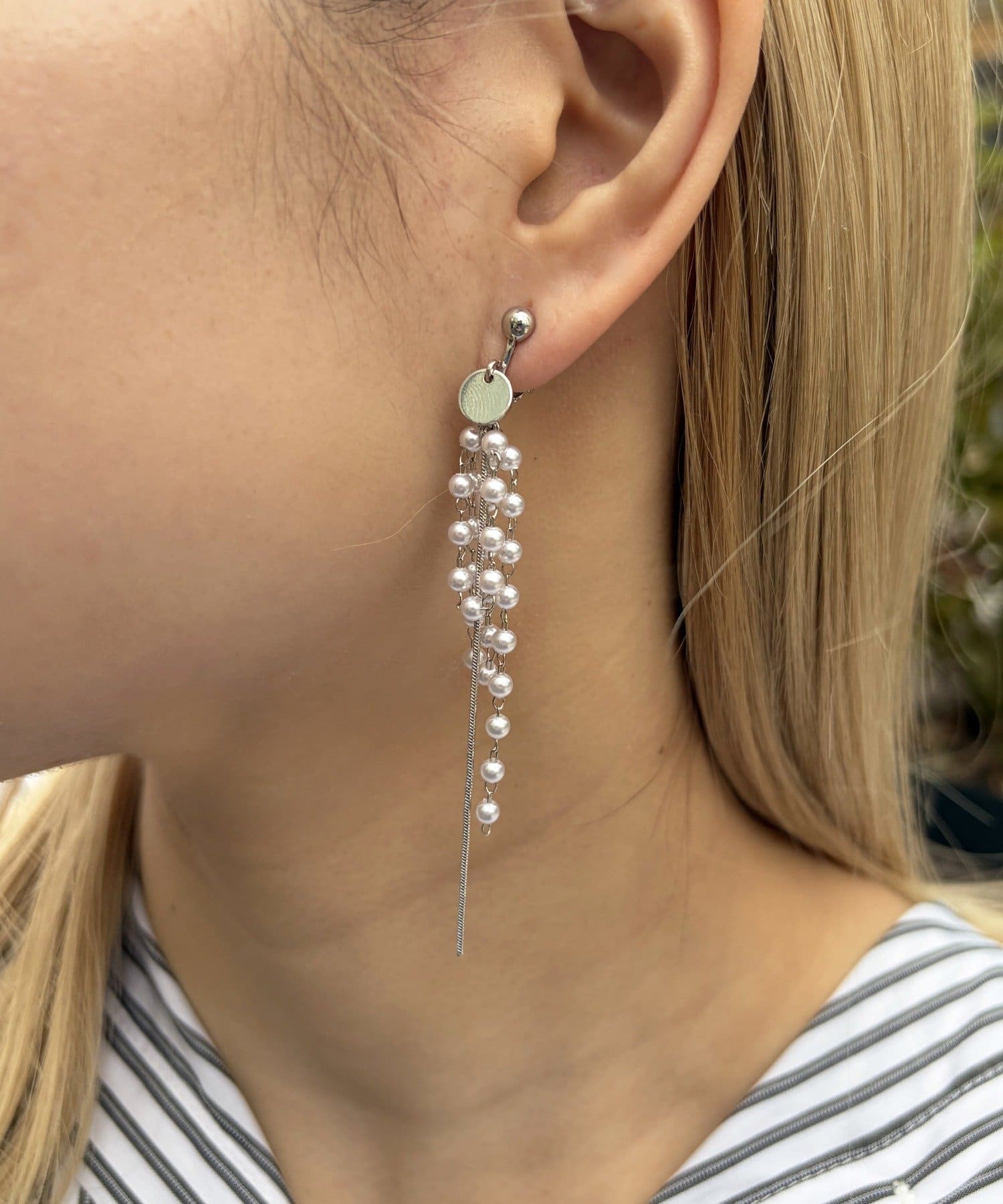 Lattice(ラティス) パールイヤリング