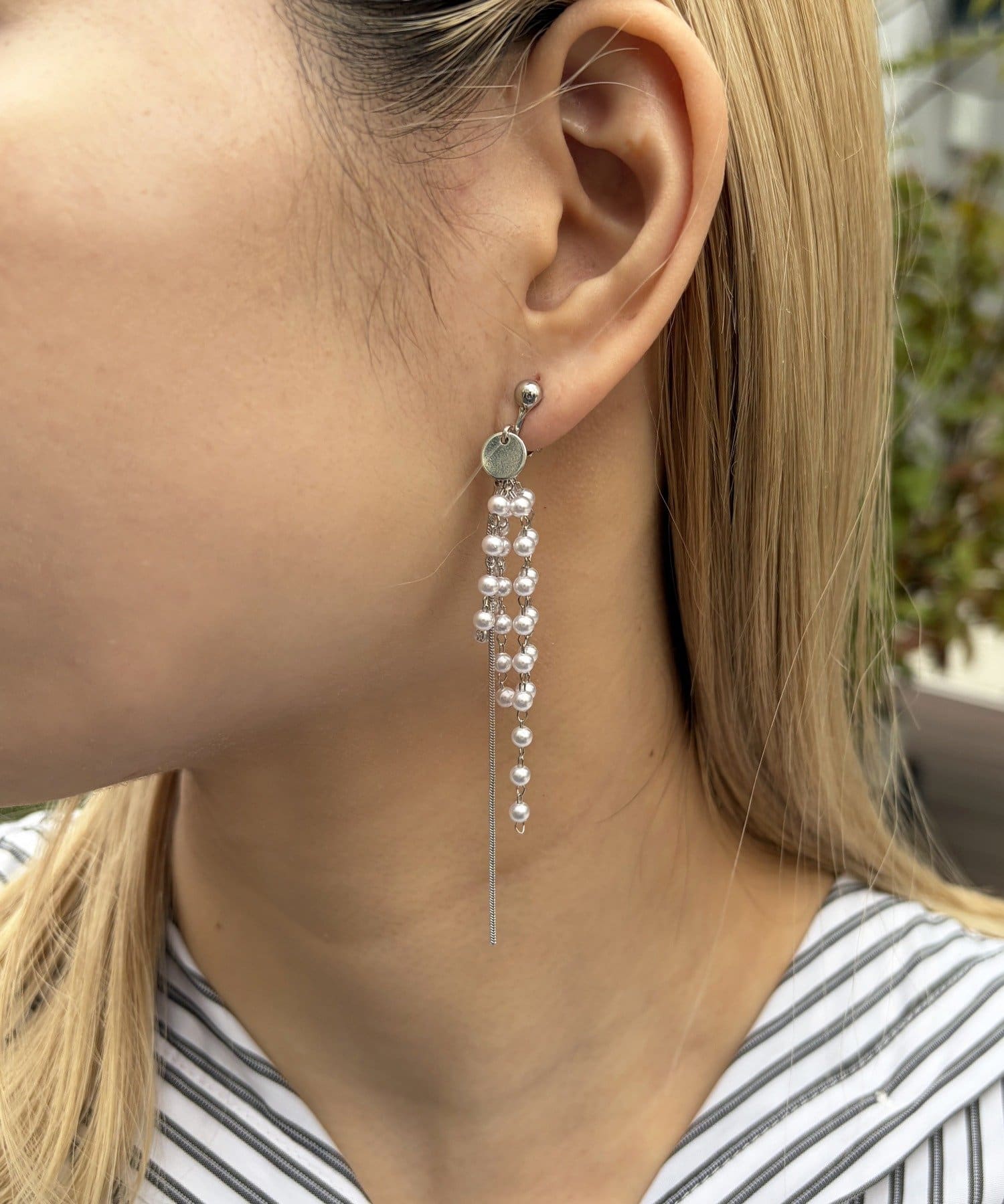 Lattice(ラティス) パールイヤリング