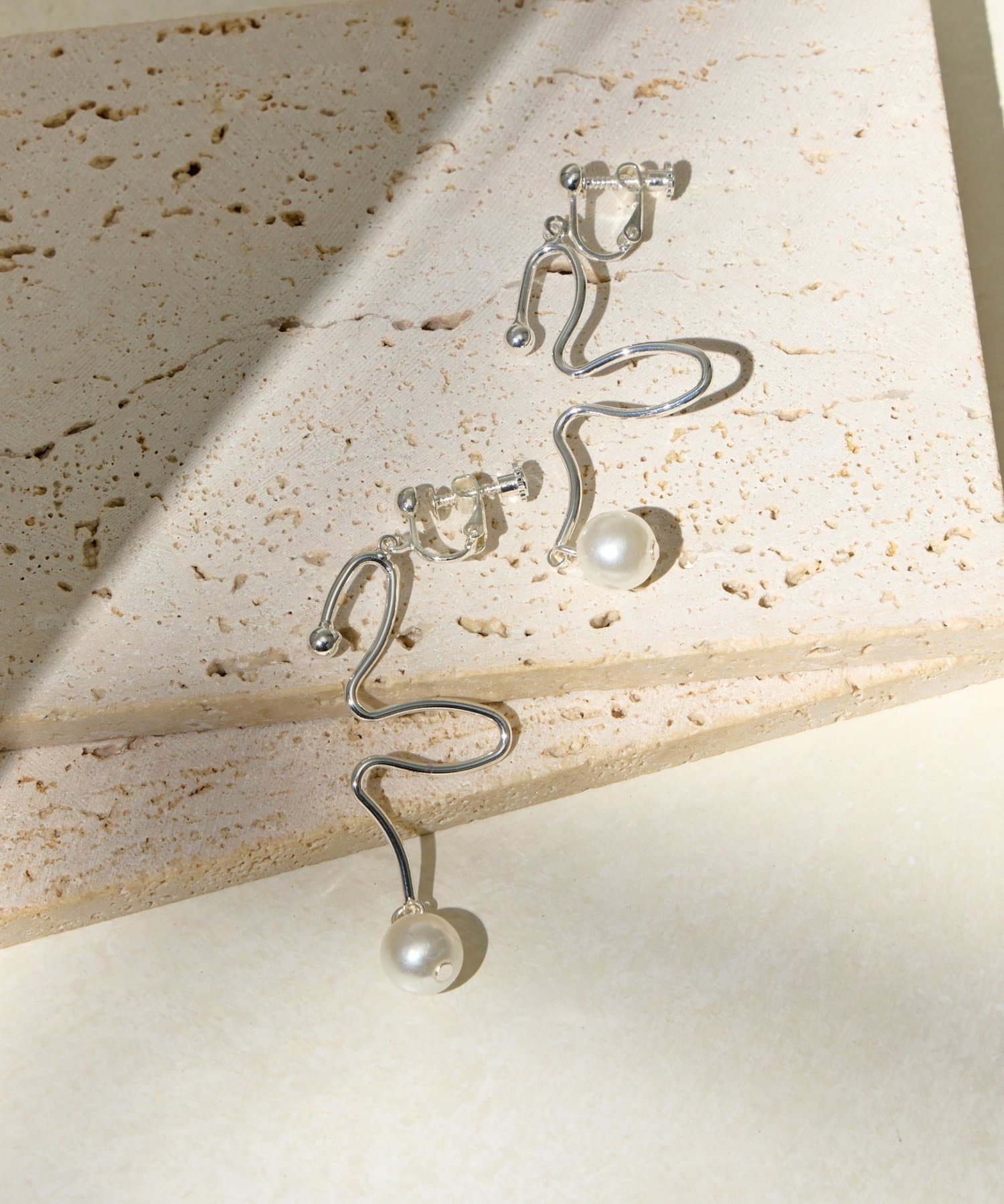 Lattice(ラティス) パールイヤリング