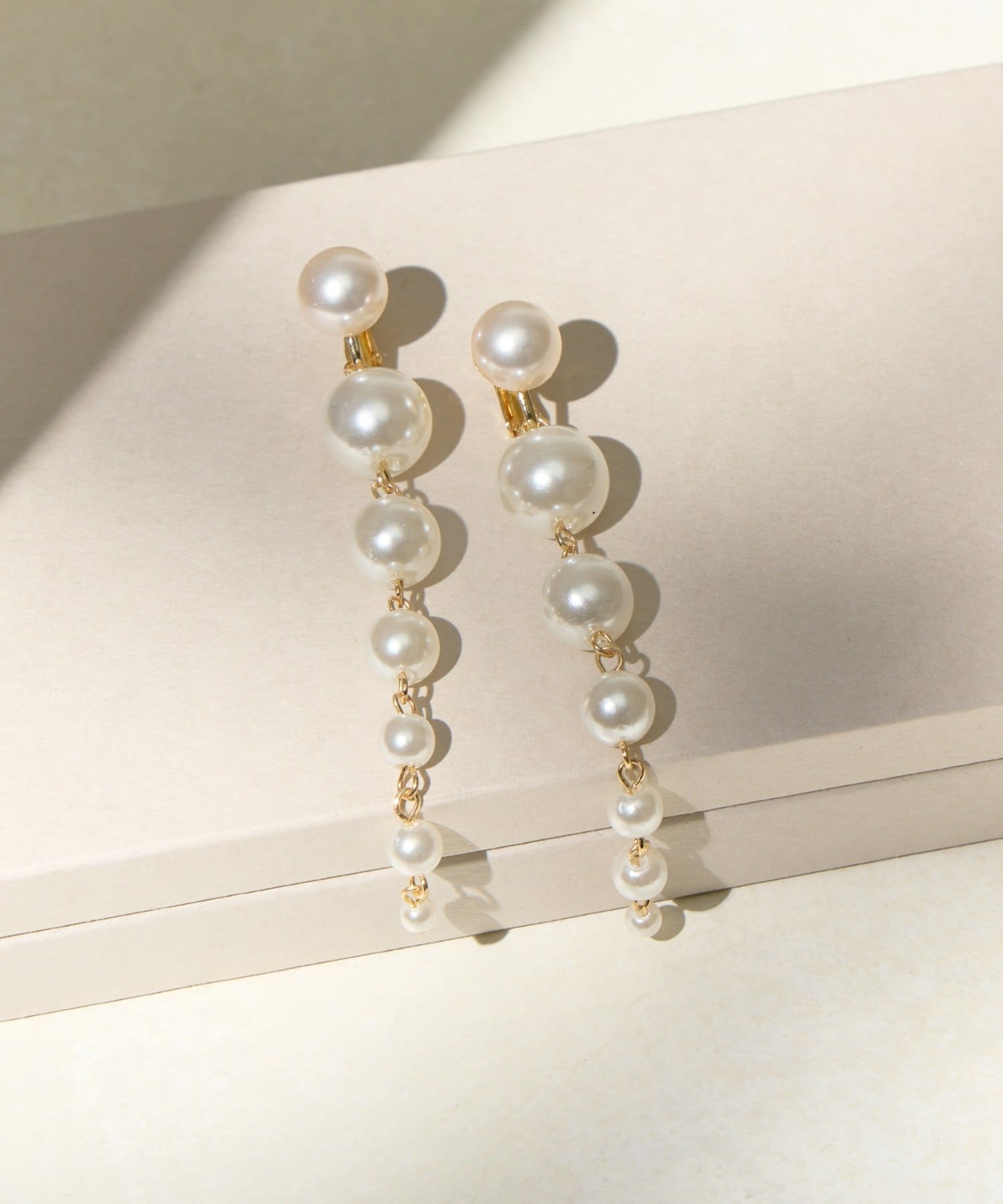 Lattice(ラティス) パール/メタルボールイヤリング