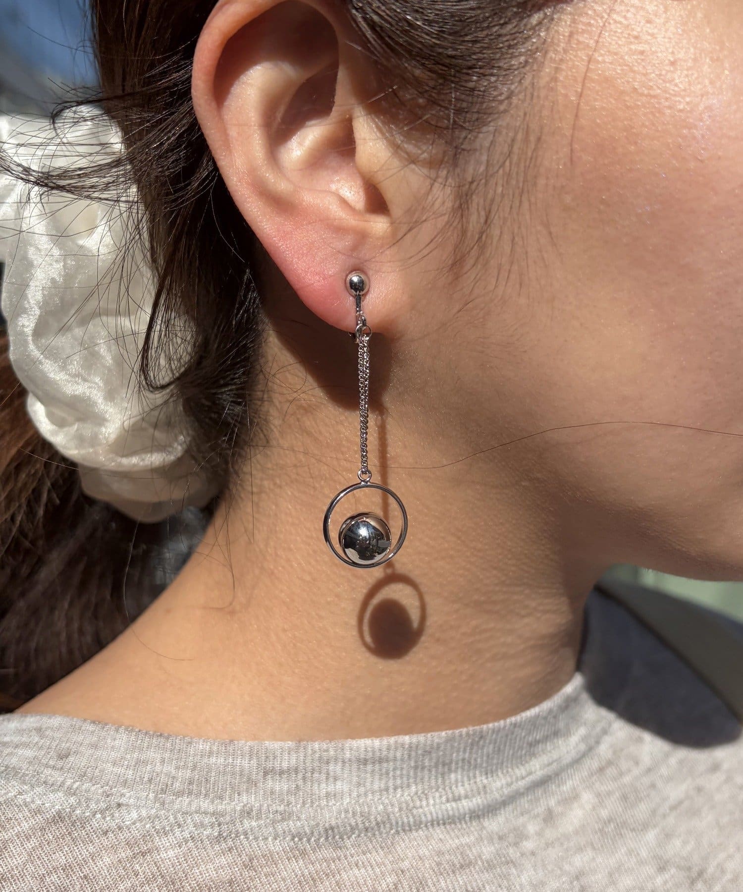 Lattice(ラティス) アシンメトリーイヤリング