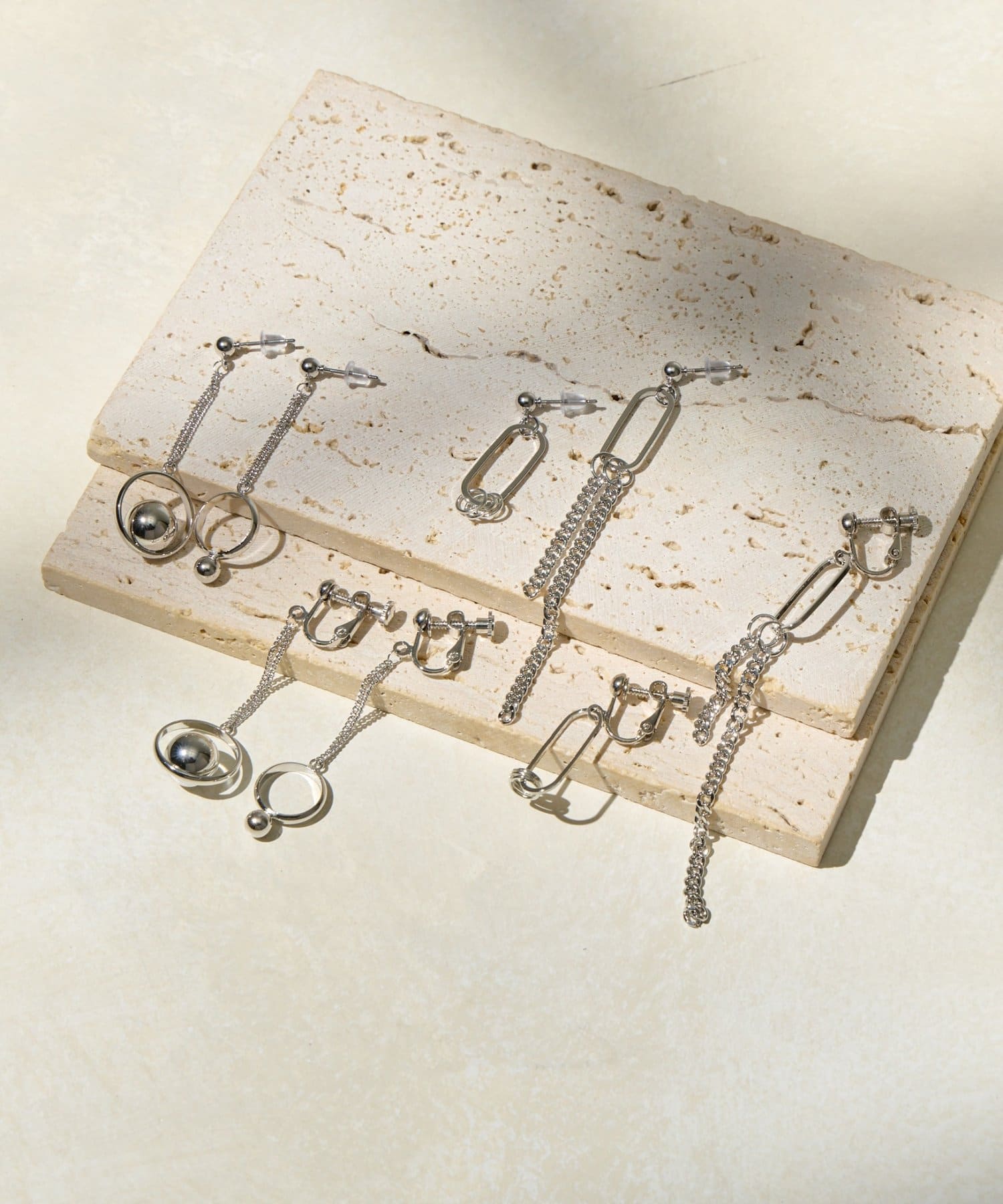 Lattice(ラティス) アシンメトリーイヤリング