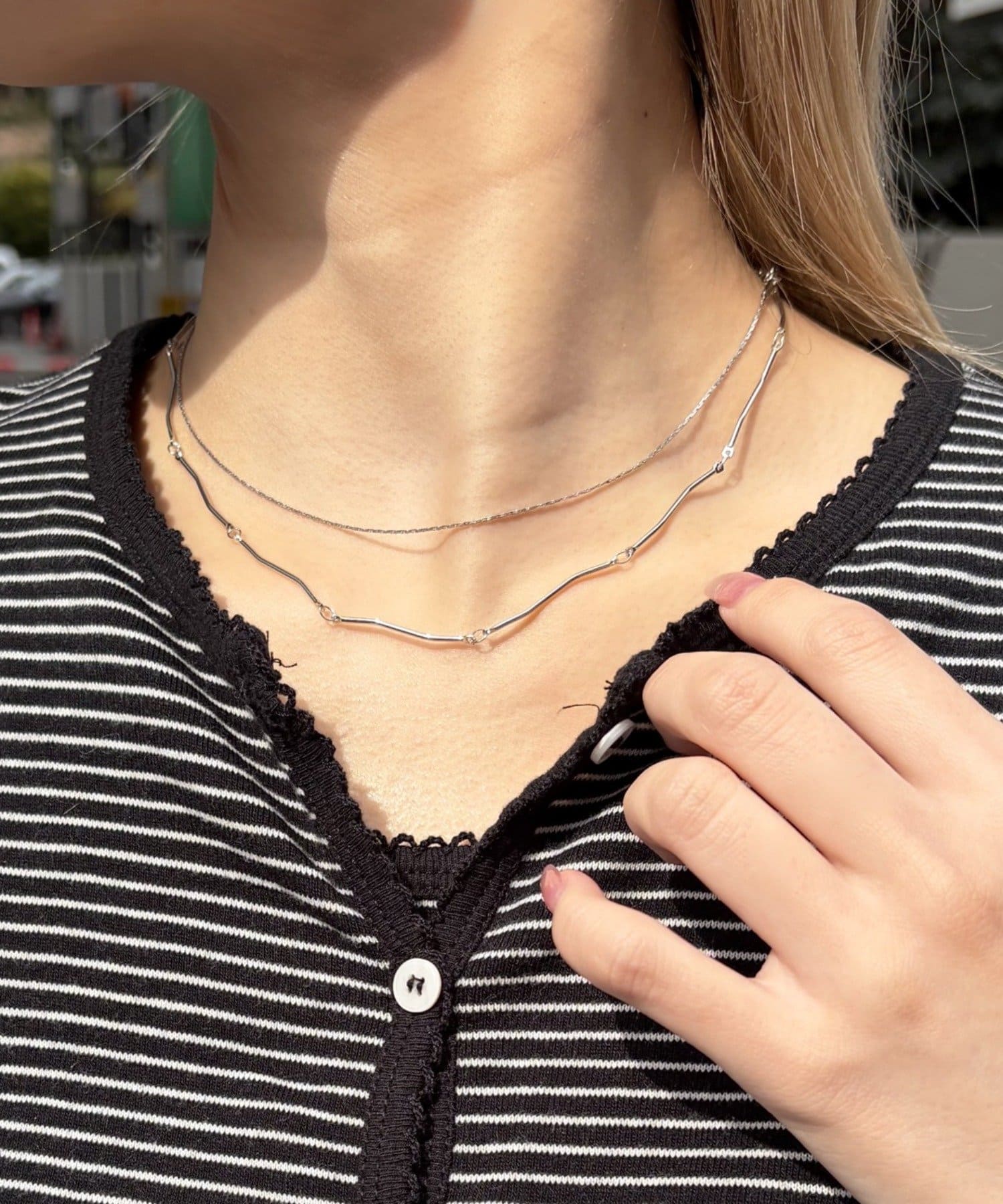 Lattice(ラティス) チェーンネックレスセット(2P)