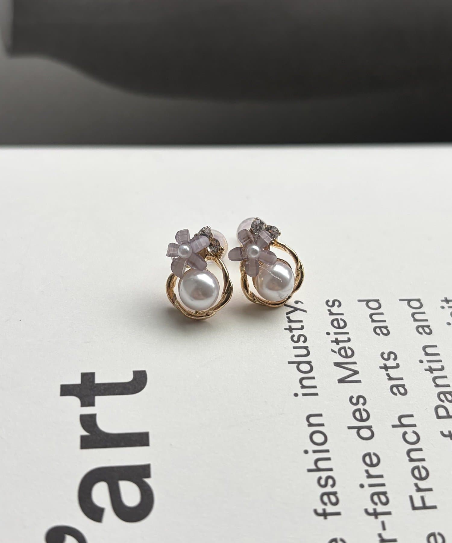 Lattice(ラティス) フラワーピアス