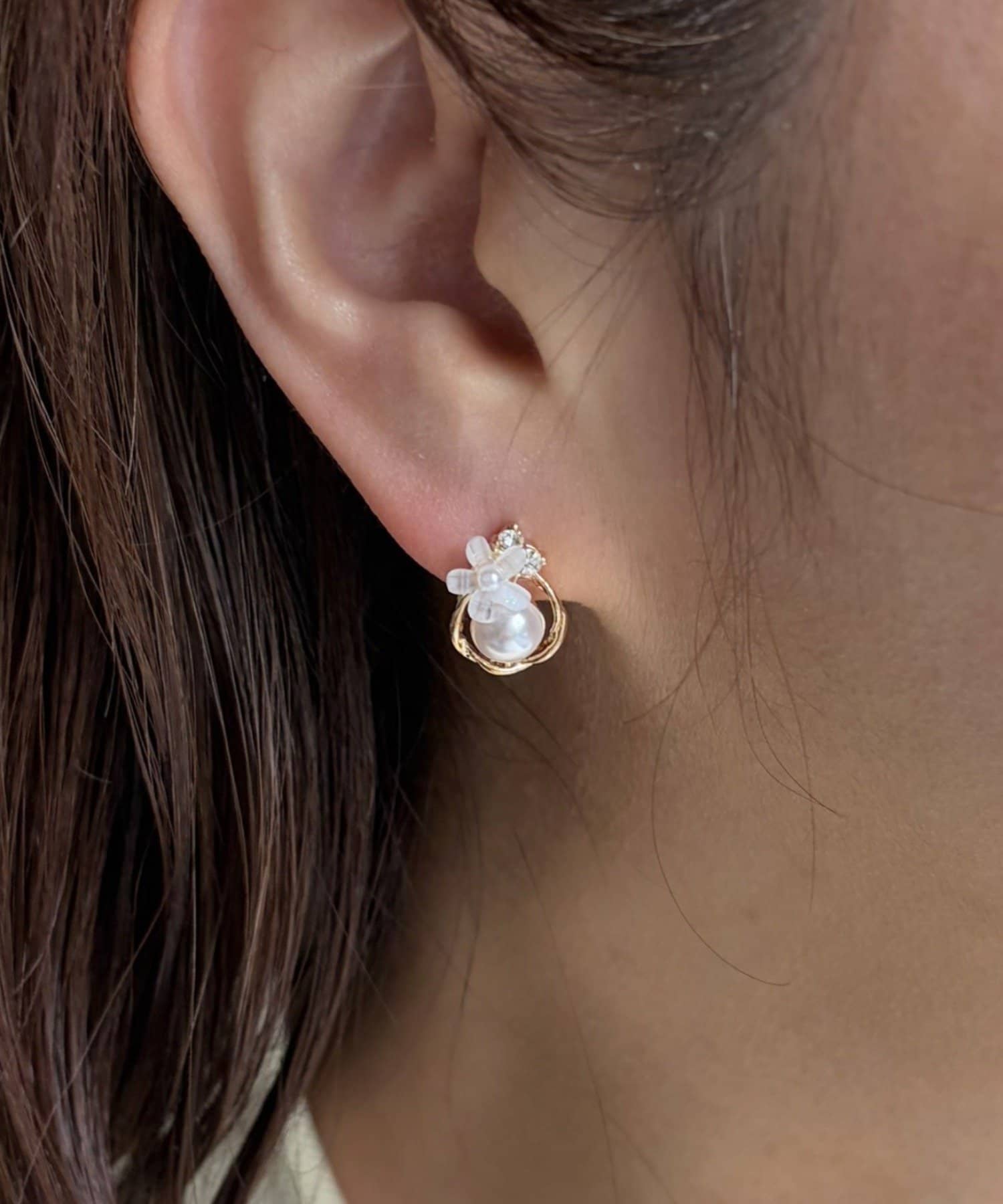 Lattice(ラティス) フラワーピアス