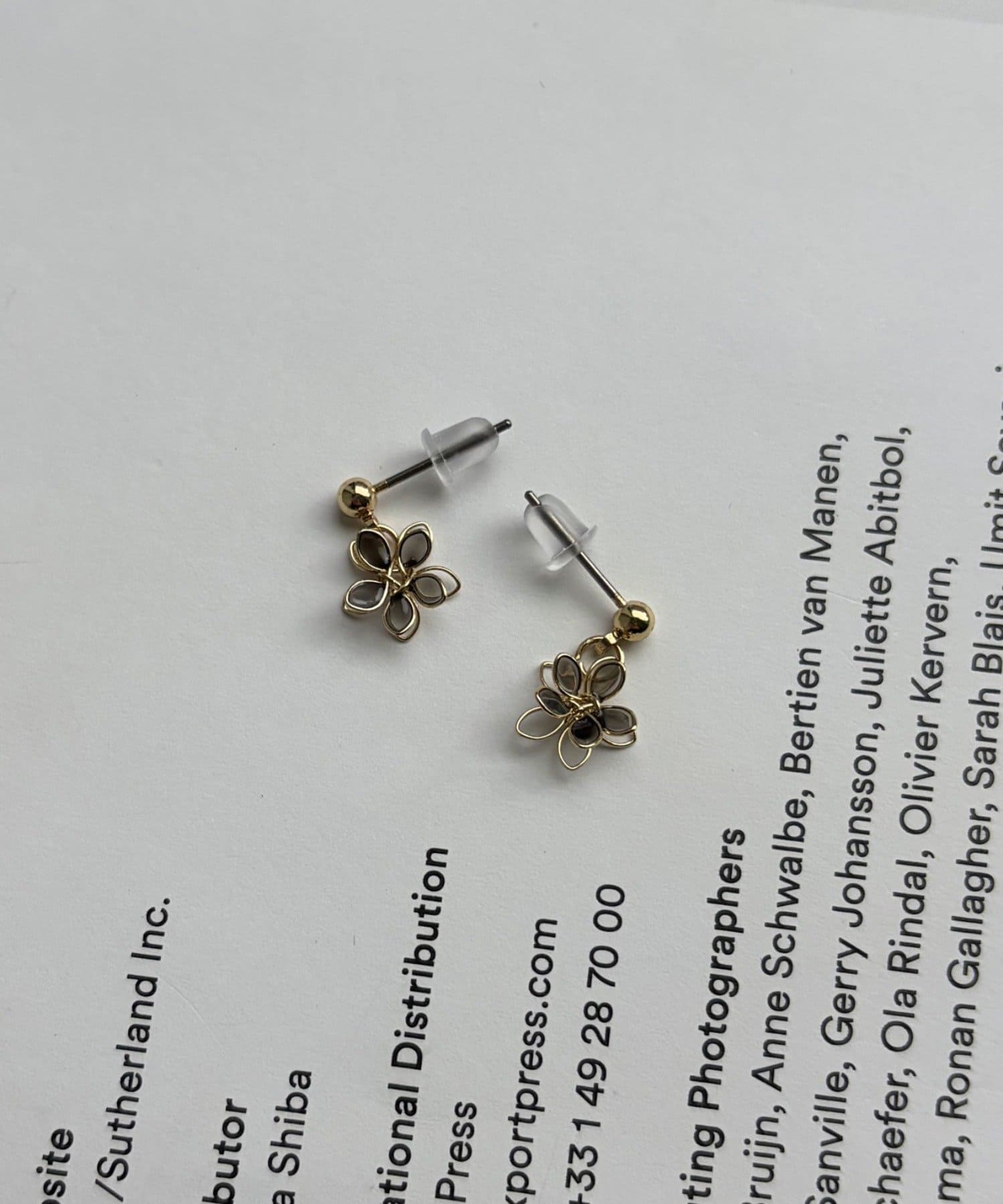 Lattice(ラティス) フラワーピアス