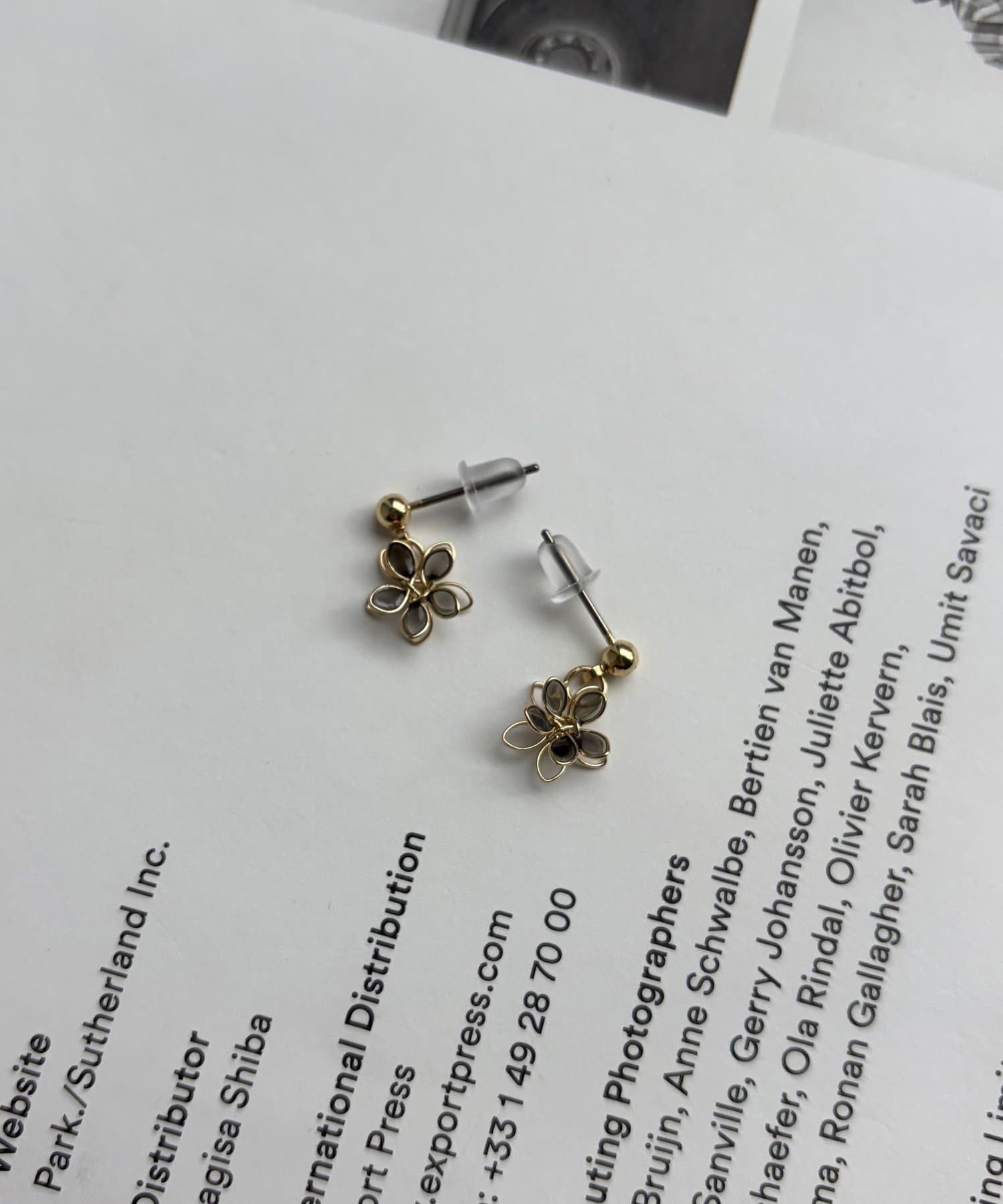 Lattice(ラティス) フラワーピアス