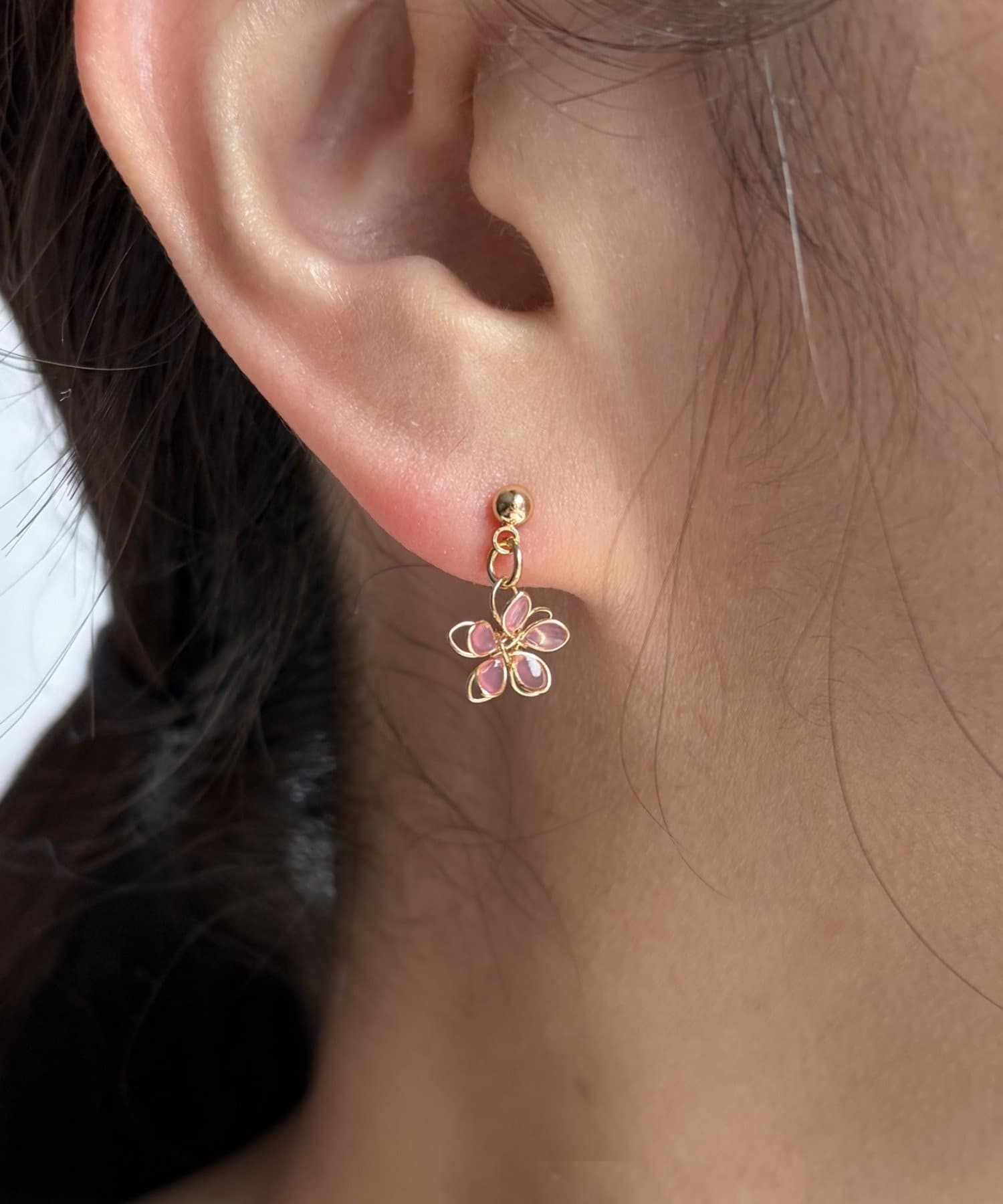 Lattice(ラティス) フラワーピアス