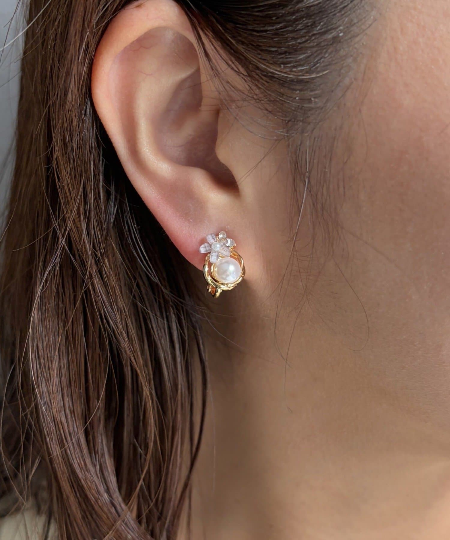 Lattice(ラティス) フラワーイヤリング