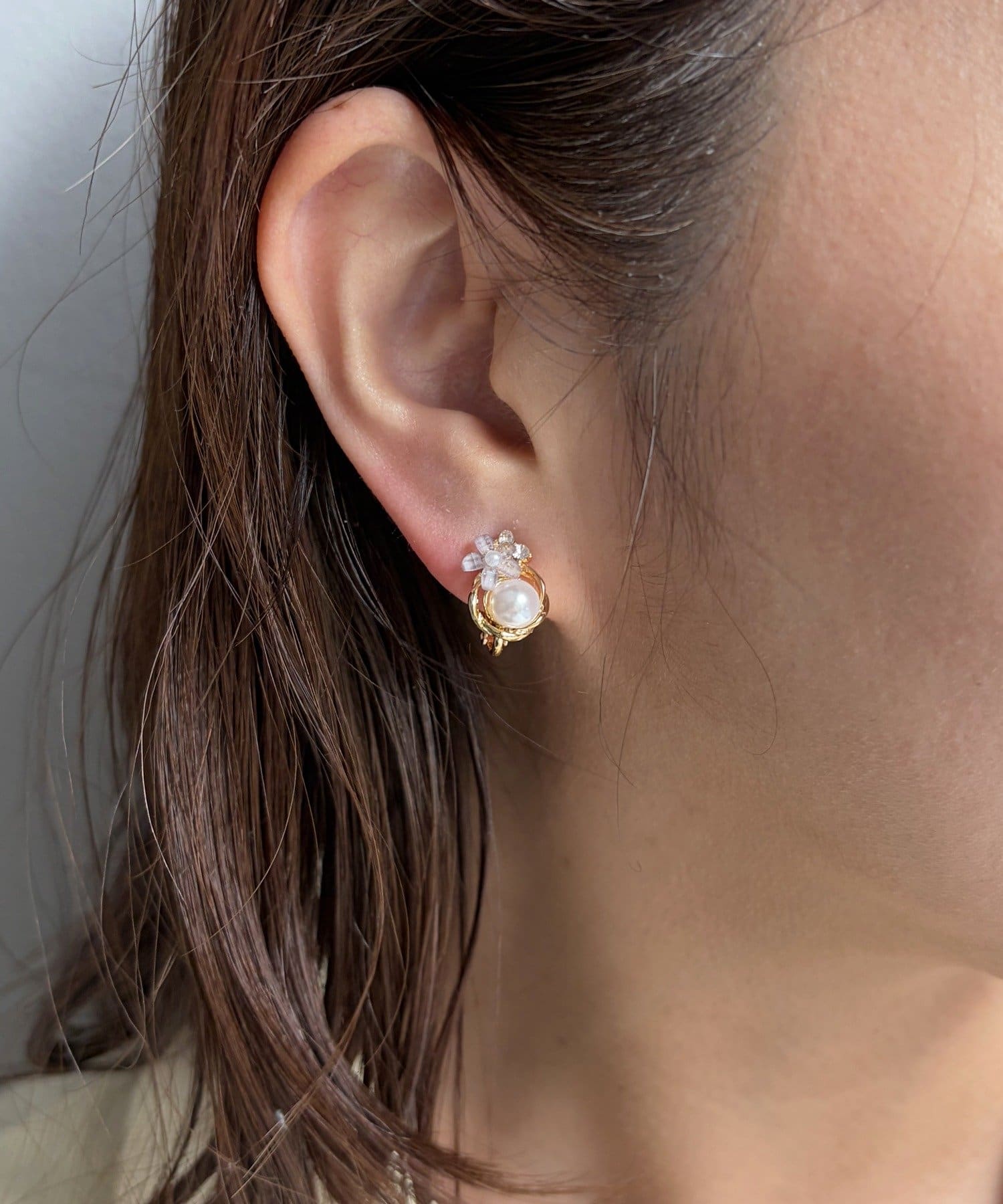 Lattice(ラティス) フラワーイヤリング