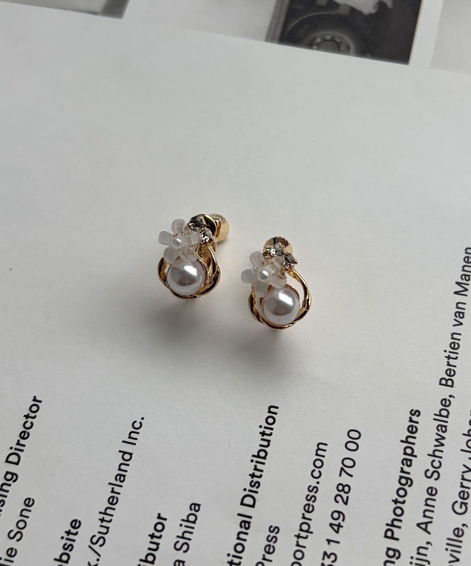 Lattice(ラティス) フラワーイヤリング