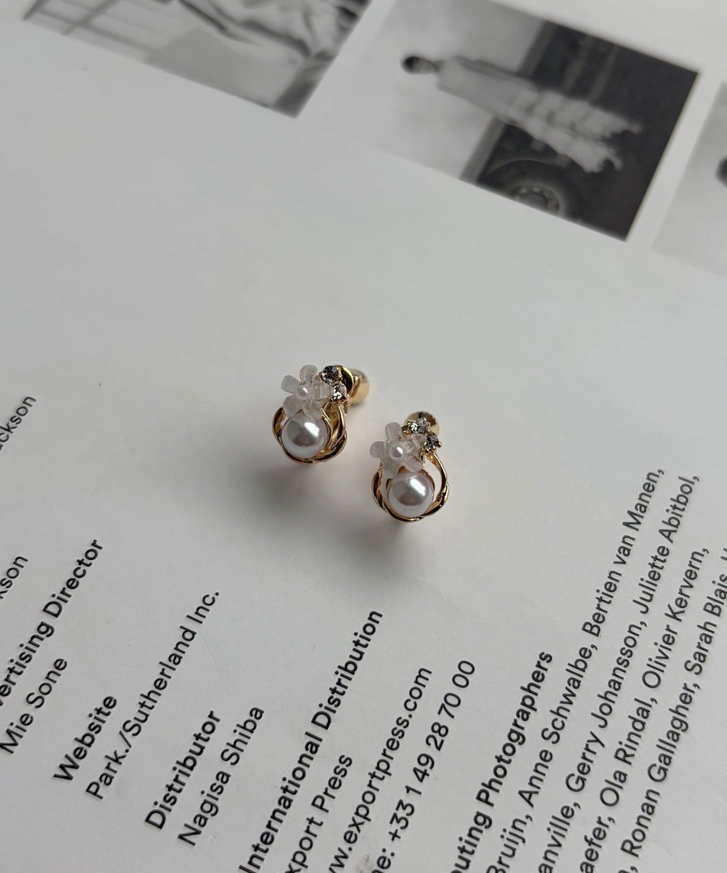 Lattice(ラティス) フラワーイヤリング