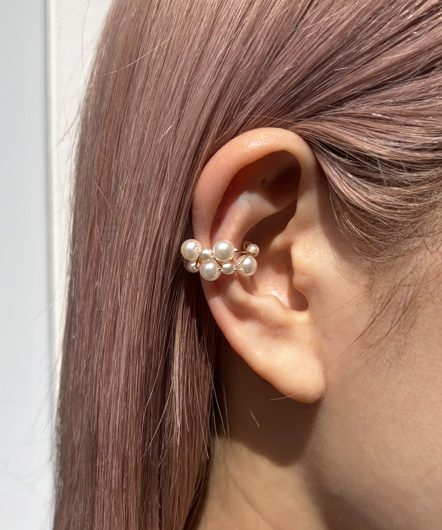 Lattice(ラティス) パールイヤカフ