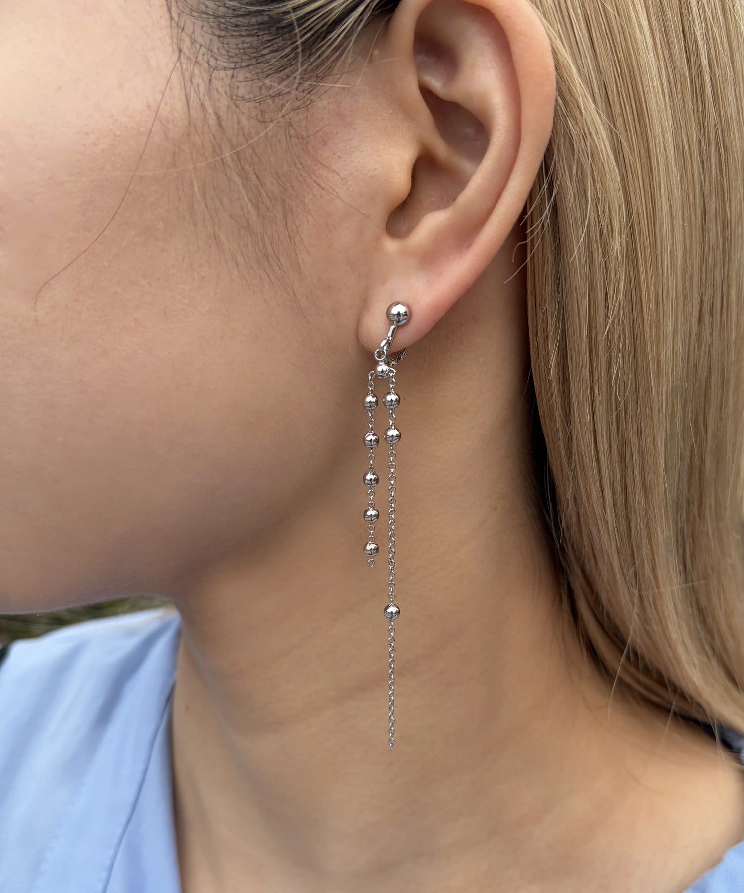 Lattice(ラティス) メタルロングイヤリング