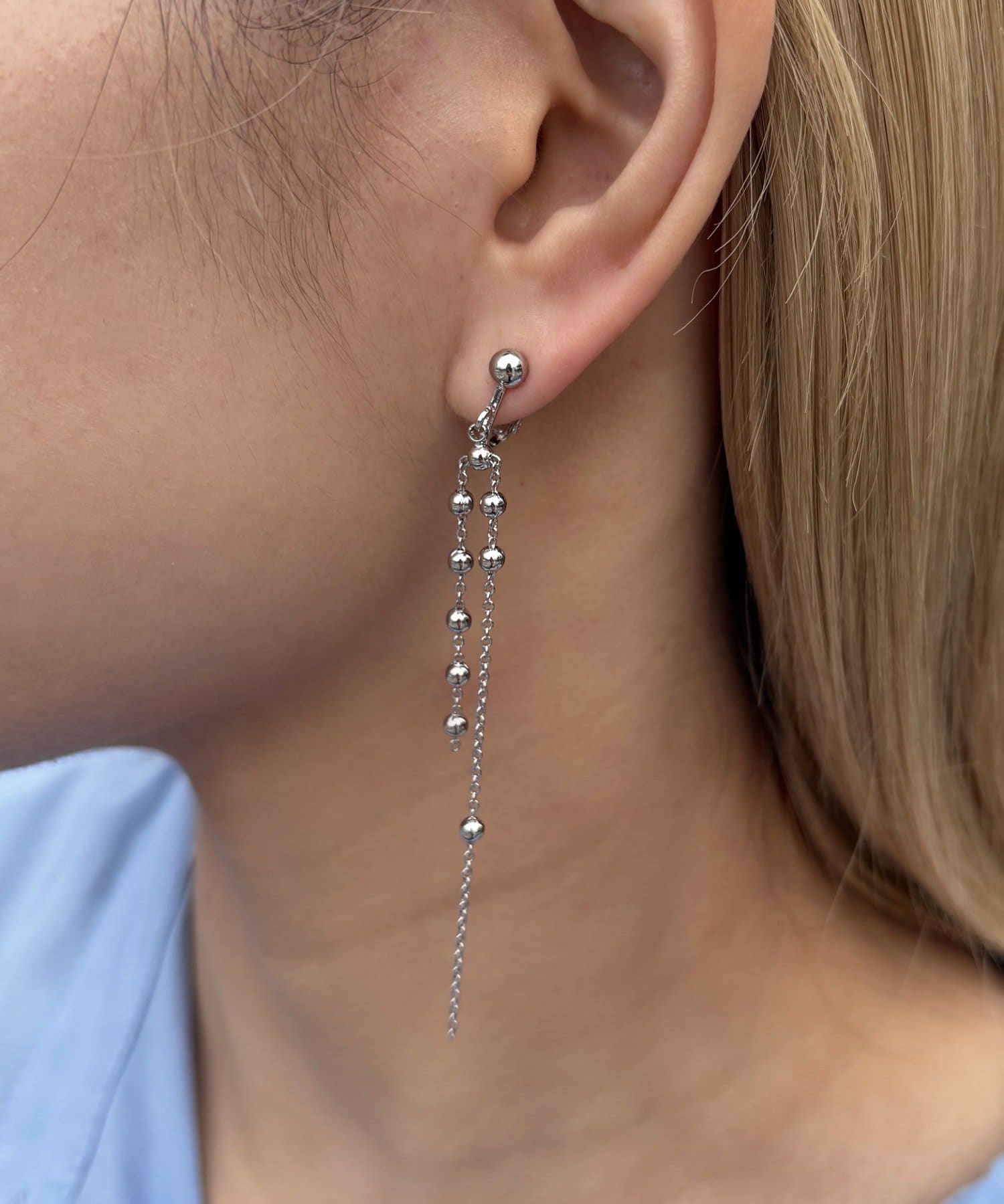 Lattice(ラティス) メタルロングイヤリング