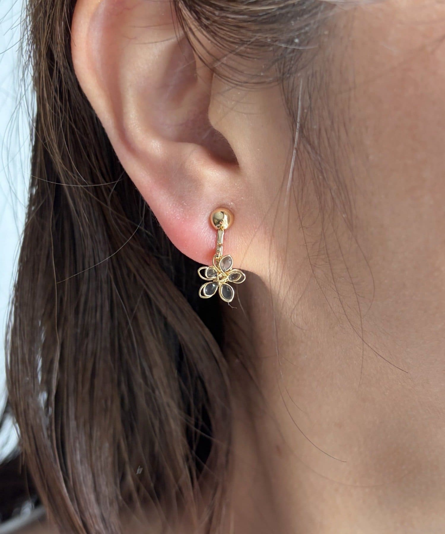 Lattice(ラティス) フラワーイヤリング