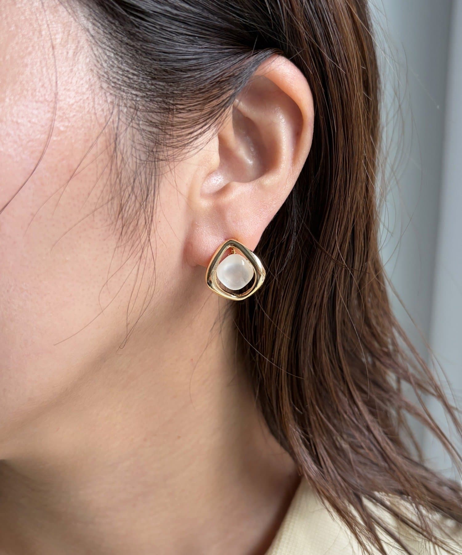 Lattice(ラティス) ストーンイヤリング