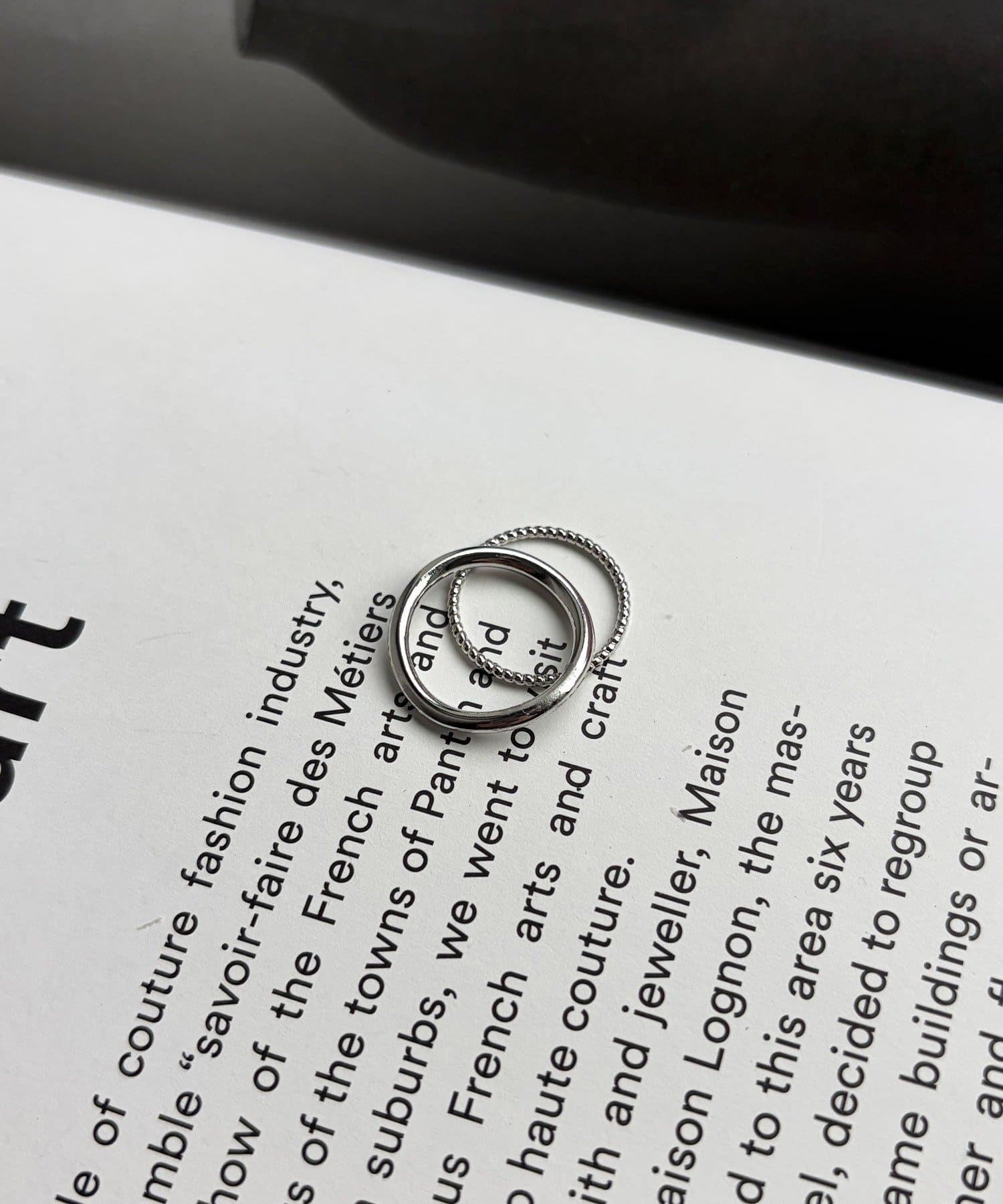 Lattice(ラティス) ニュアンスリングセット(2P)