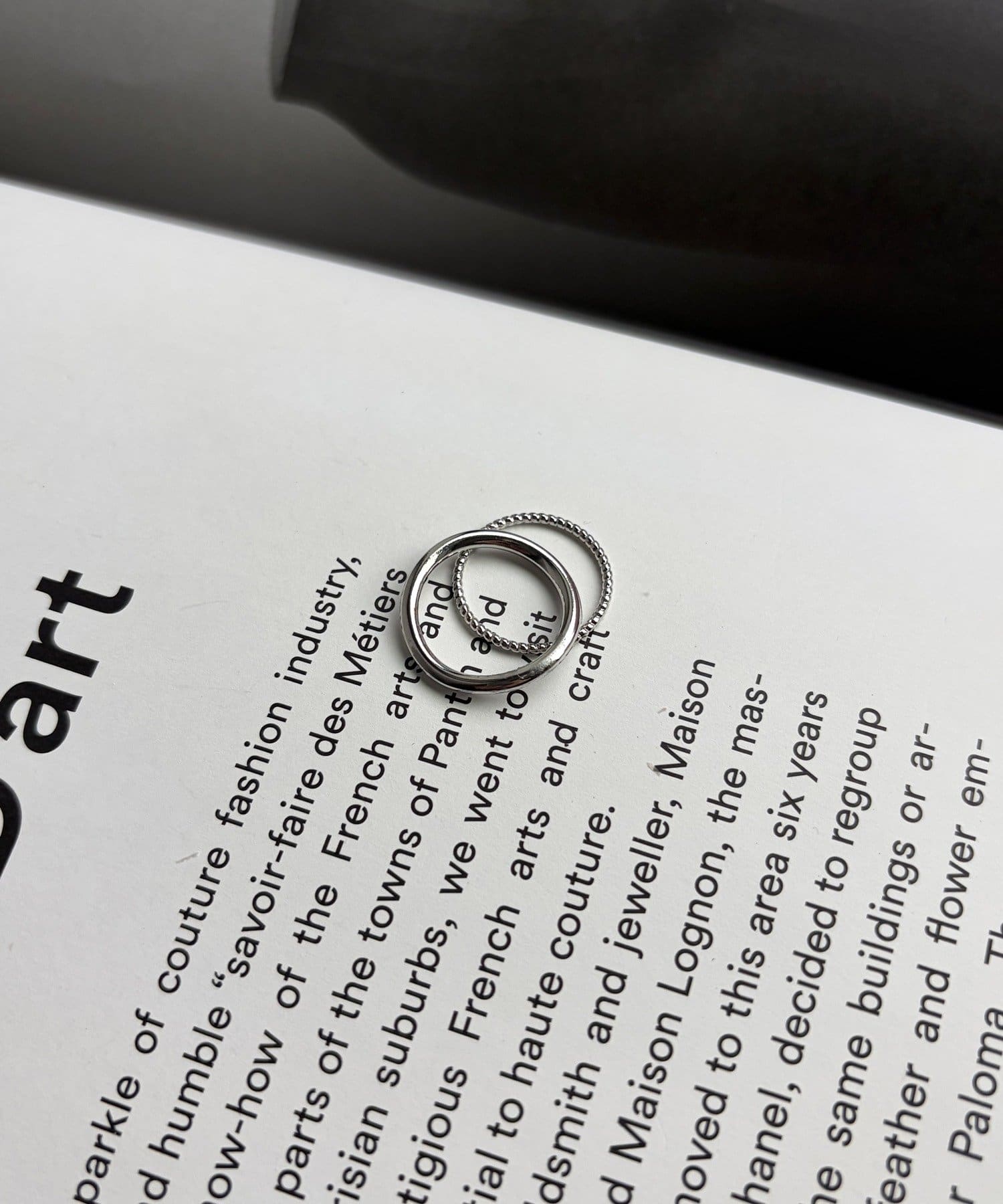 Lattice(ラティス) ニュアンスリングセット(2P)