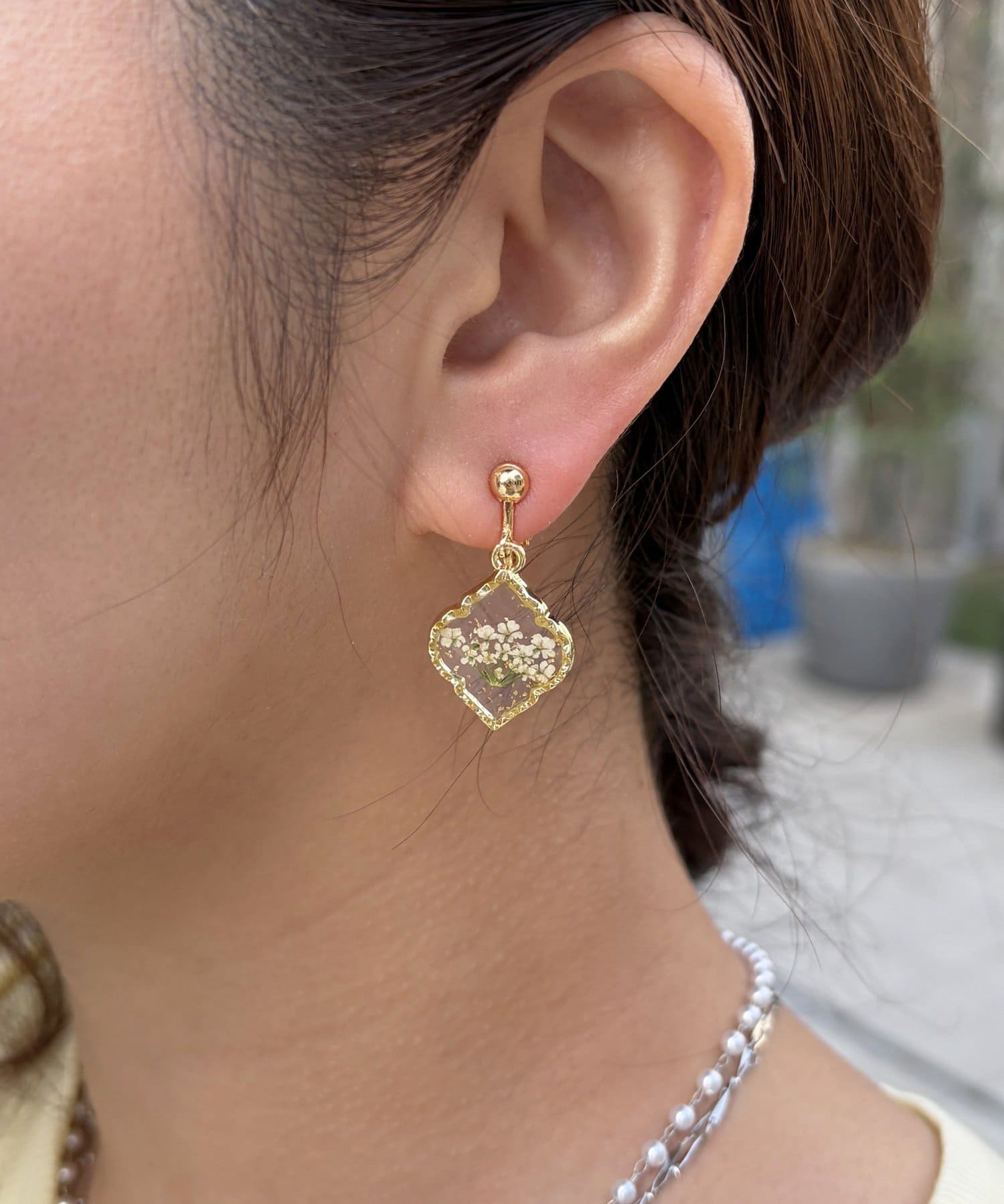 Lattice(ラティス) フラワーイヤリング