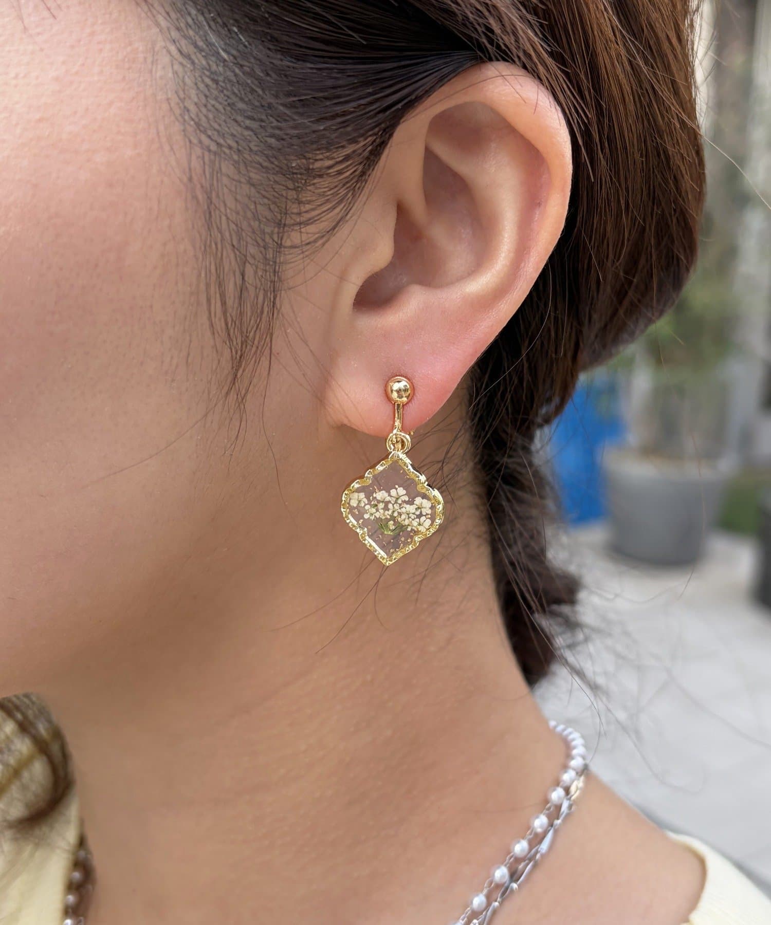 Lattice(ラティス) フラワーイヤリング