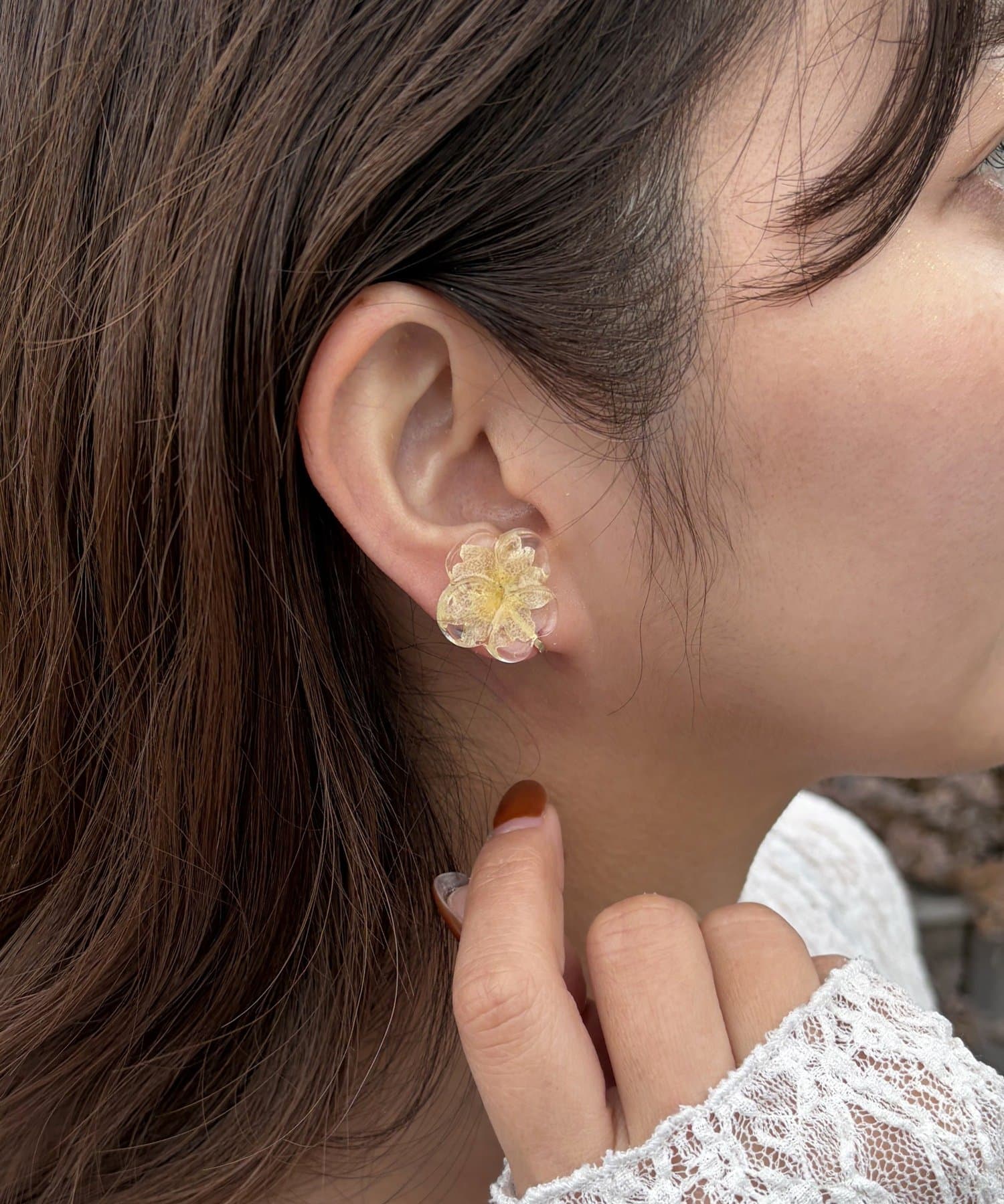 Lattice(ラティス) フラワーイヤリング