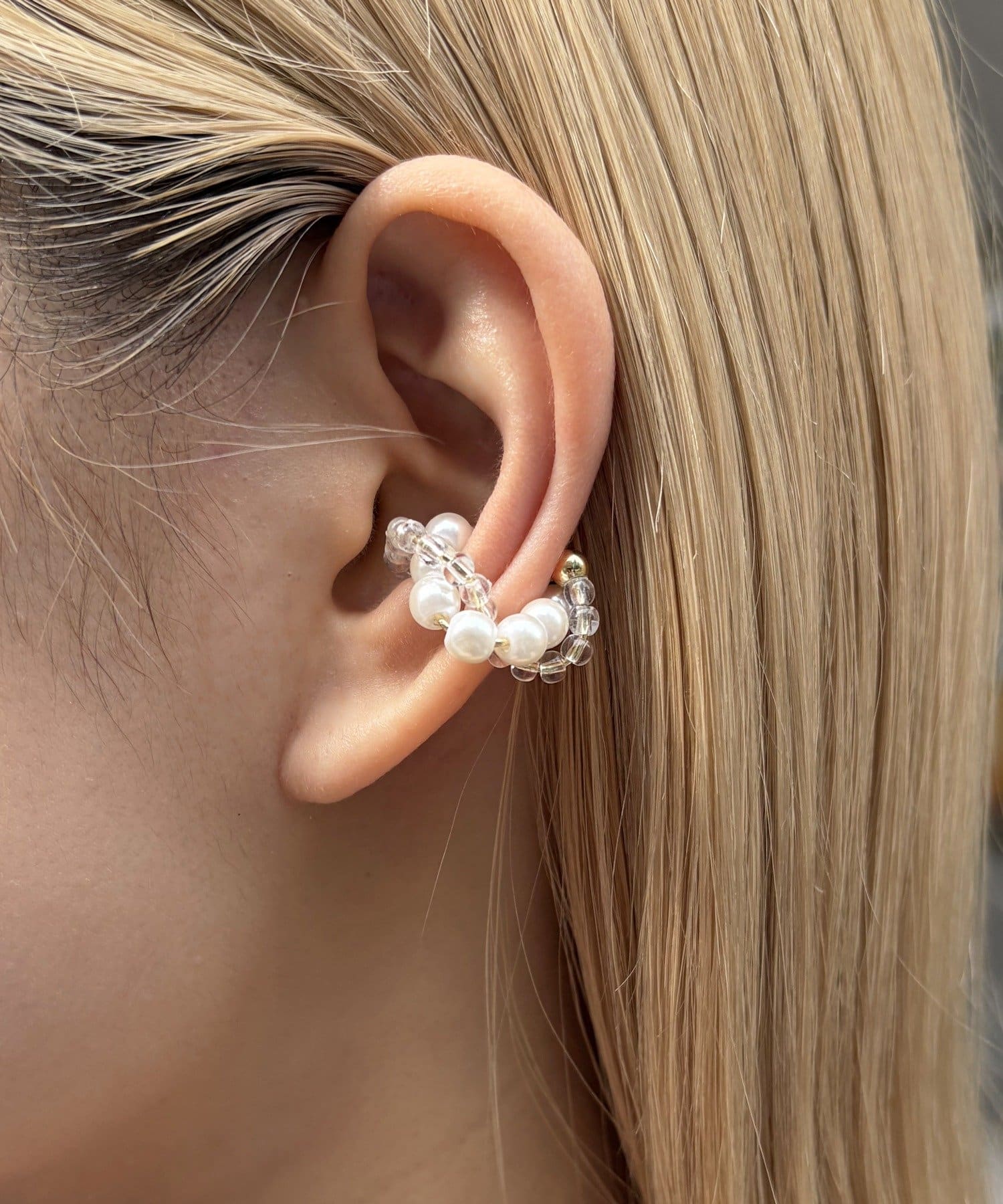 Lattice(ラティス) パールイヤカフ