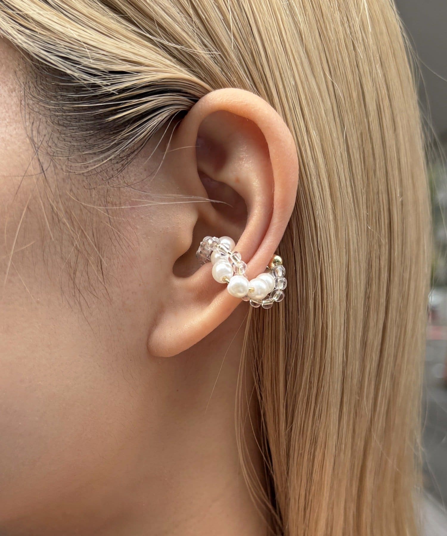 Lattice(ラティス) パールイヤカフ