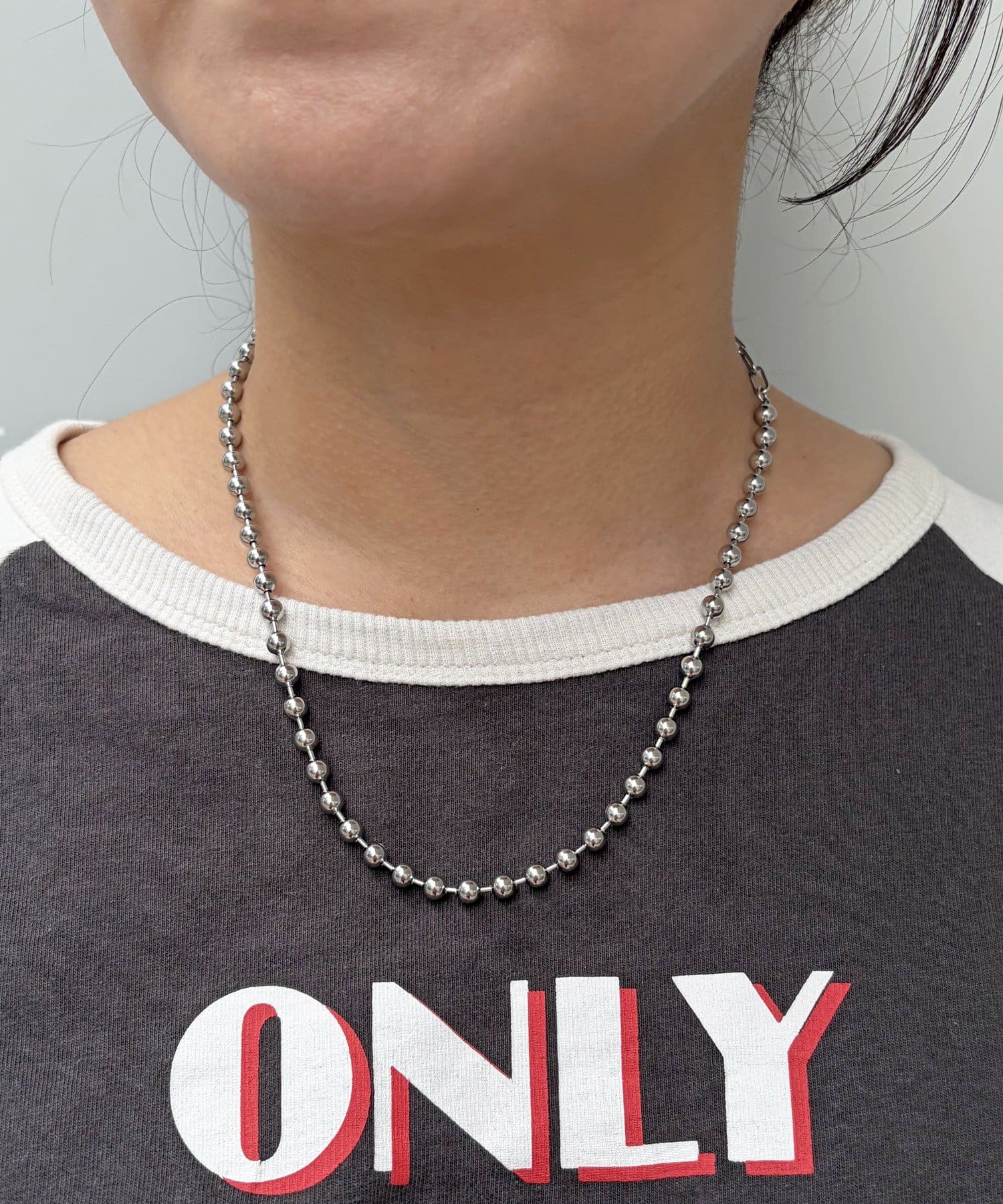 Lattice(ラティス) ＜ステンレス＞ボールチェーンネックレス